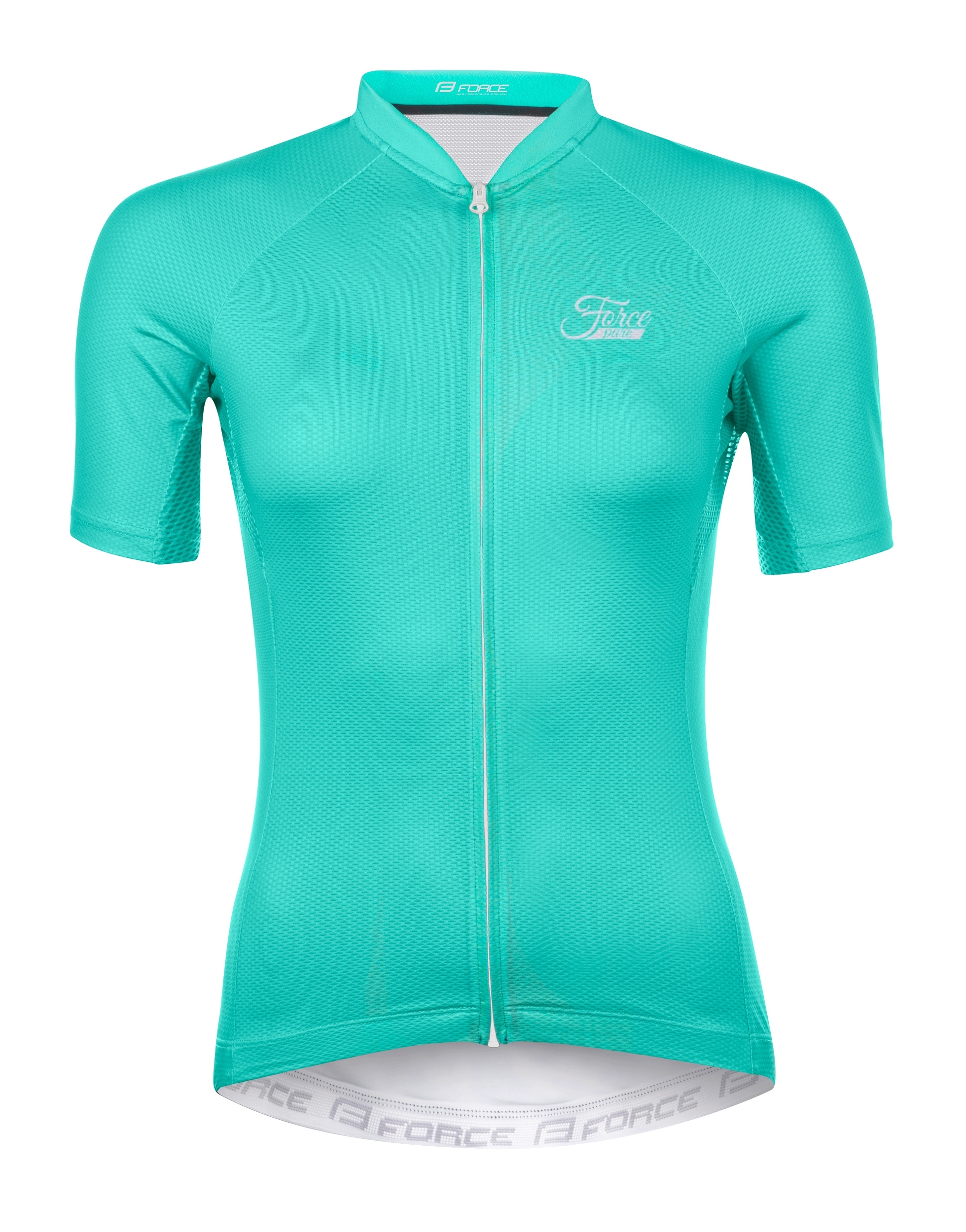 jersey FORCE PURE LADY short sl, turquoise XS