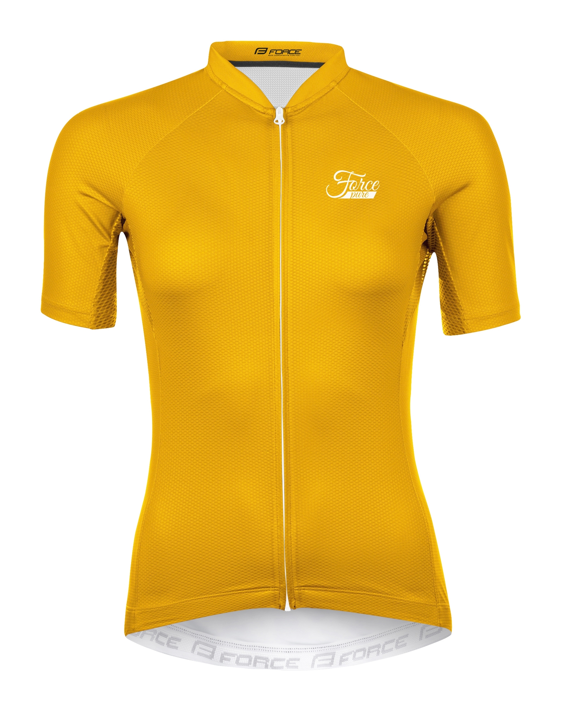 jersey FORCE PURE LADY short sl, yellow L