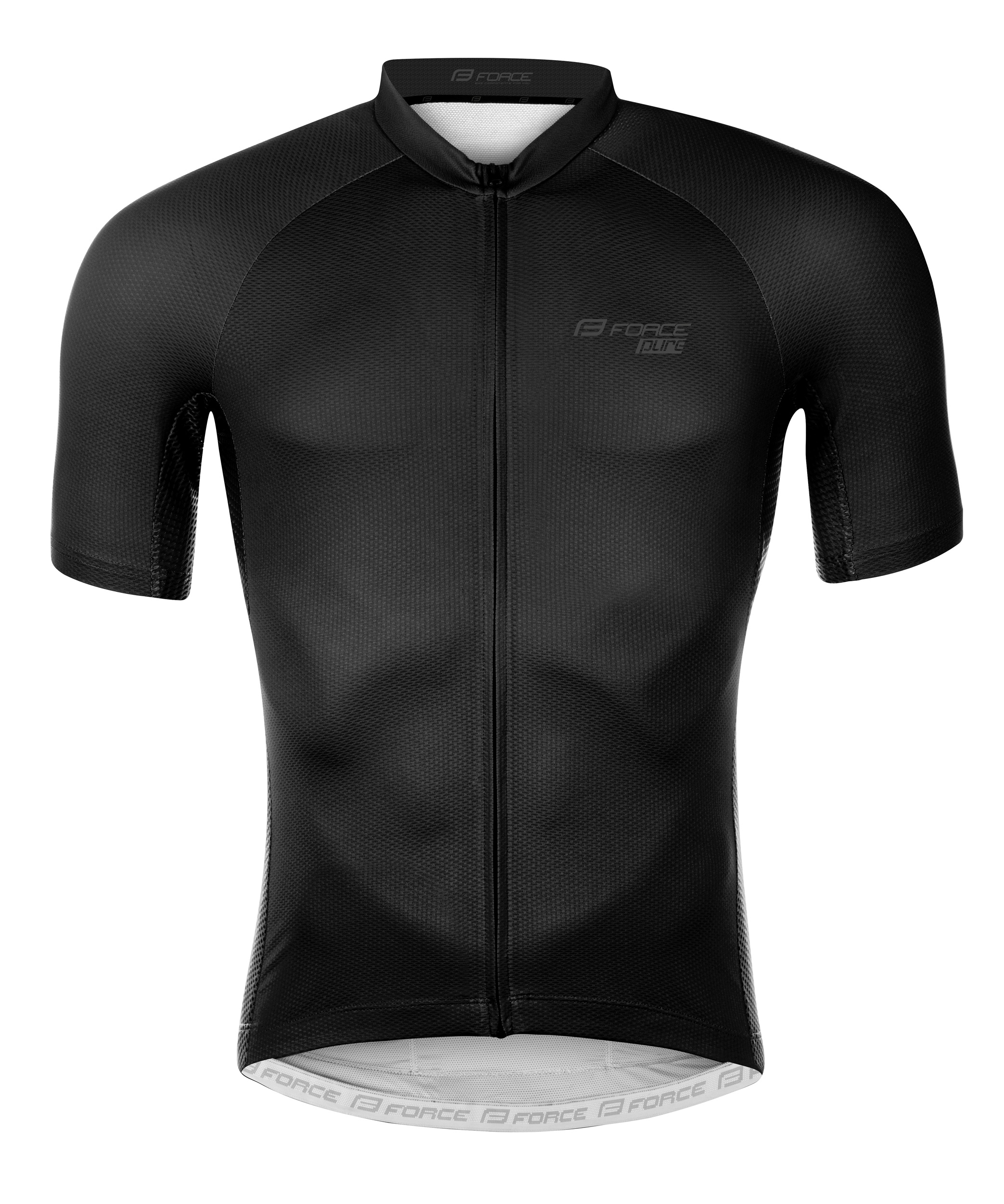 jersey FORCE PURE sh. sleeve, black L