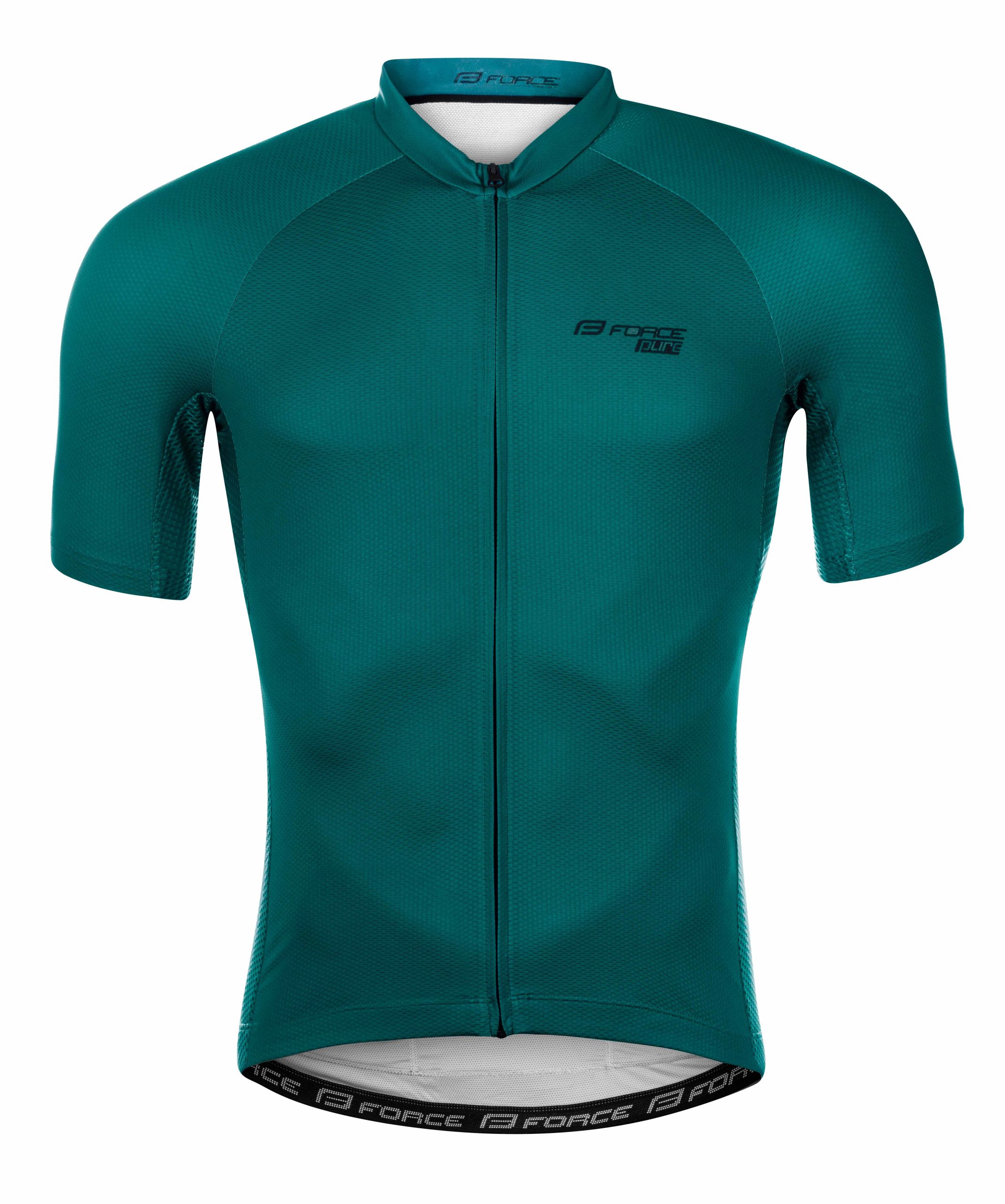 jersey FORCE PURE sh. sleeve, petrol blue 3XL