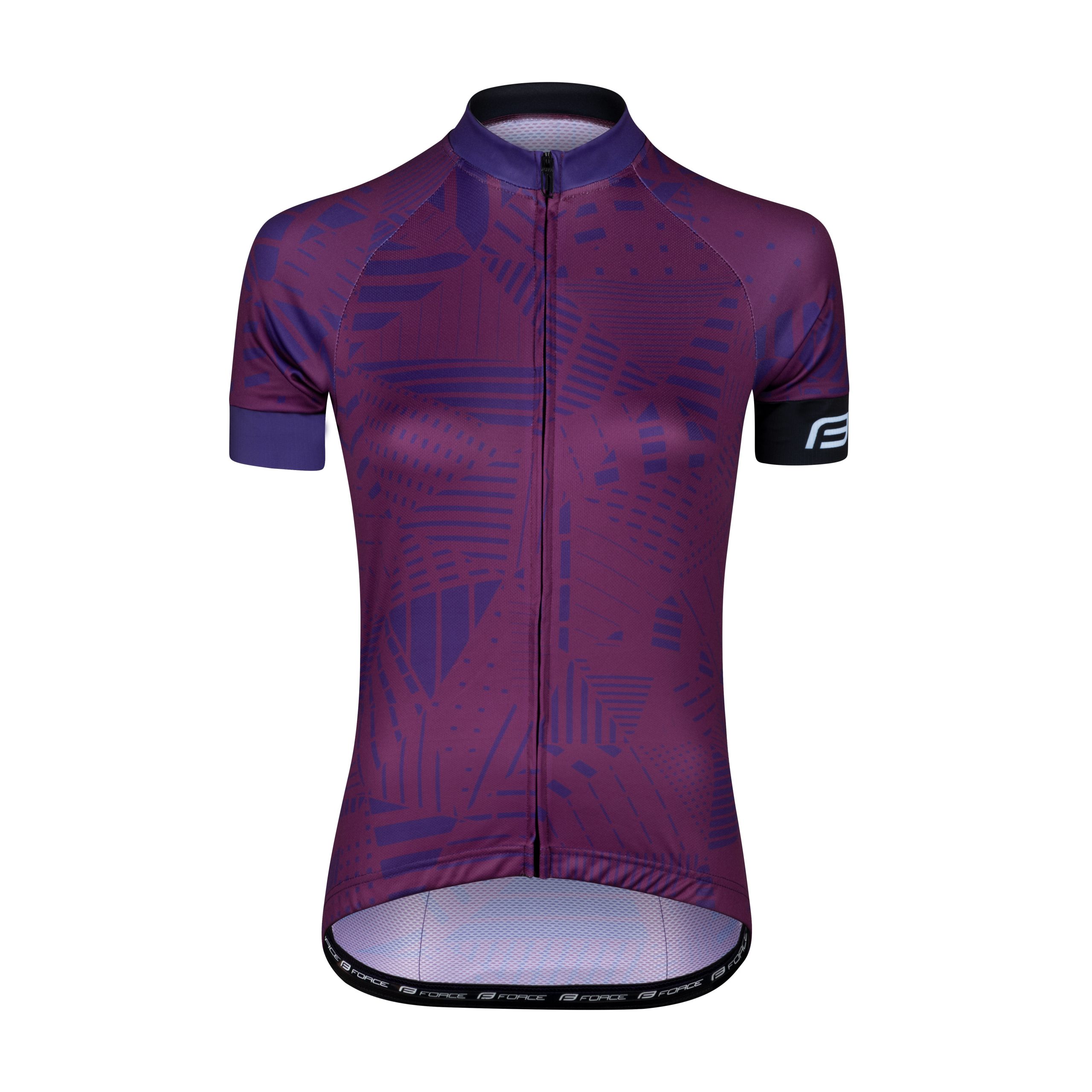 jersey FORCE SHARD LADY short sl, purple XS