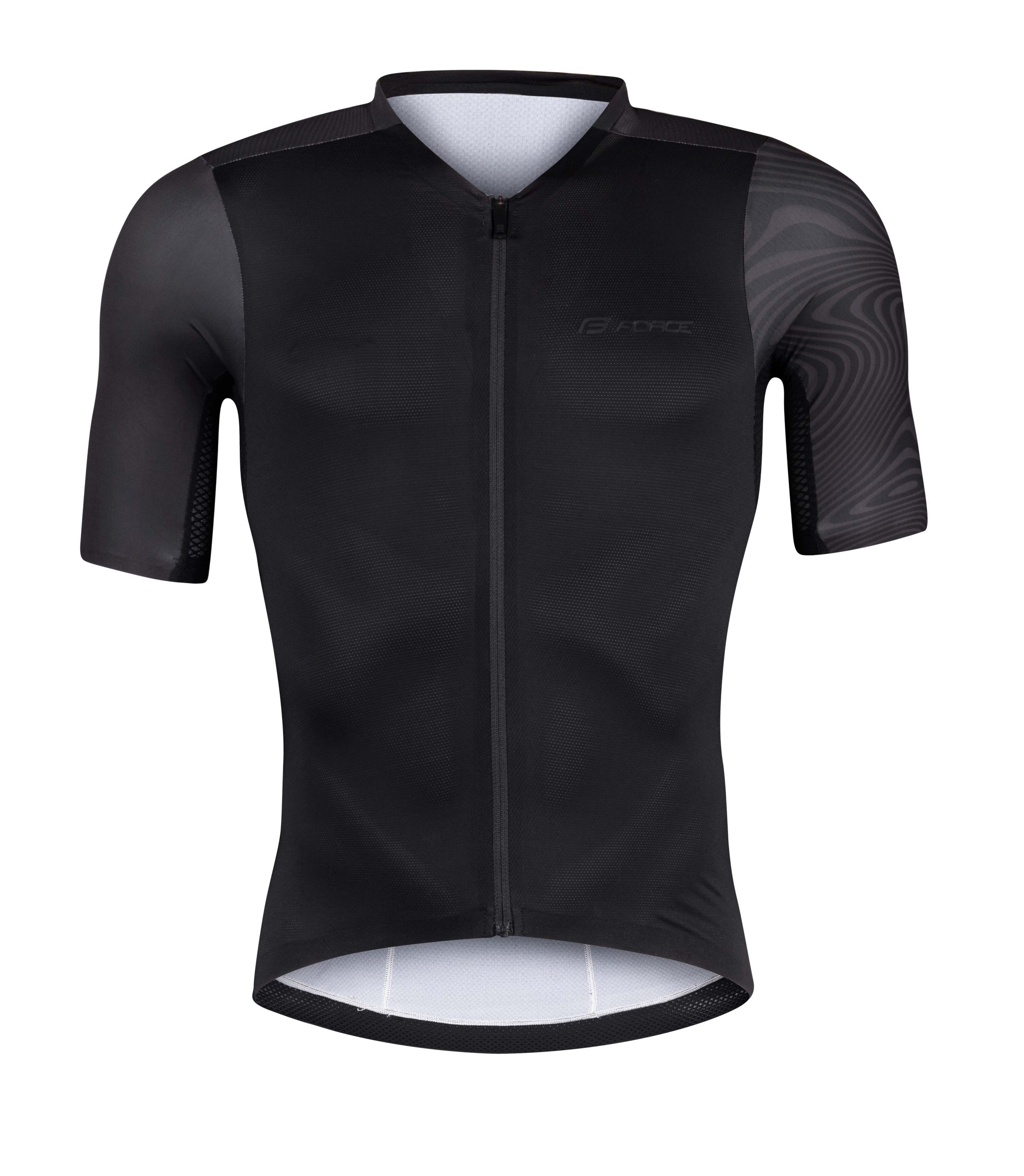 jersey FORCE STREAM short sleeves, black L