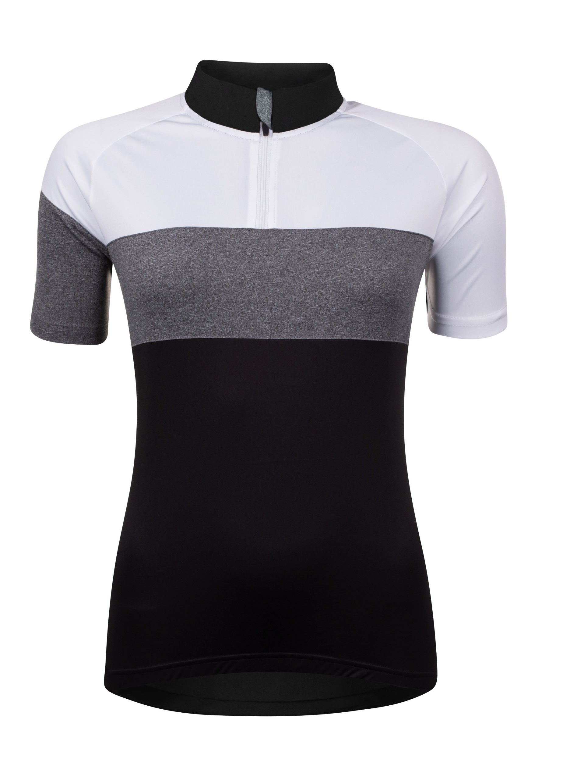 jersey FORCE VIEW LADY short sl, blck-wht-grey L