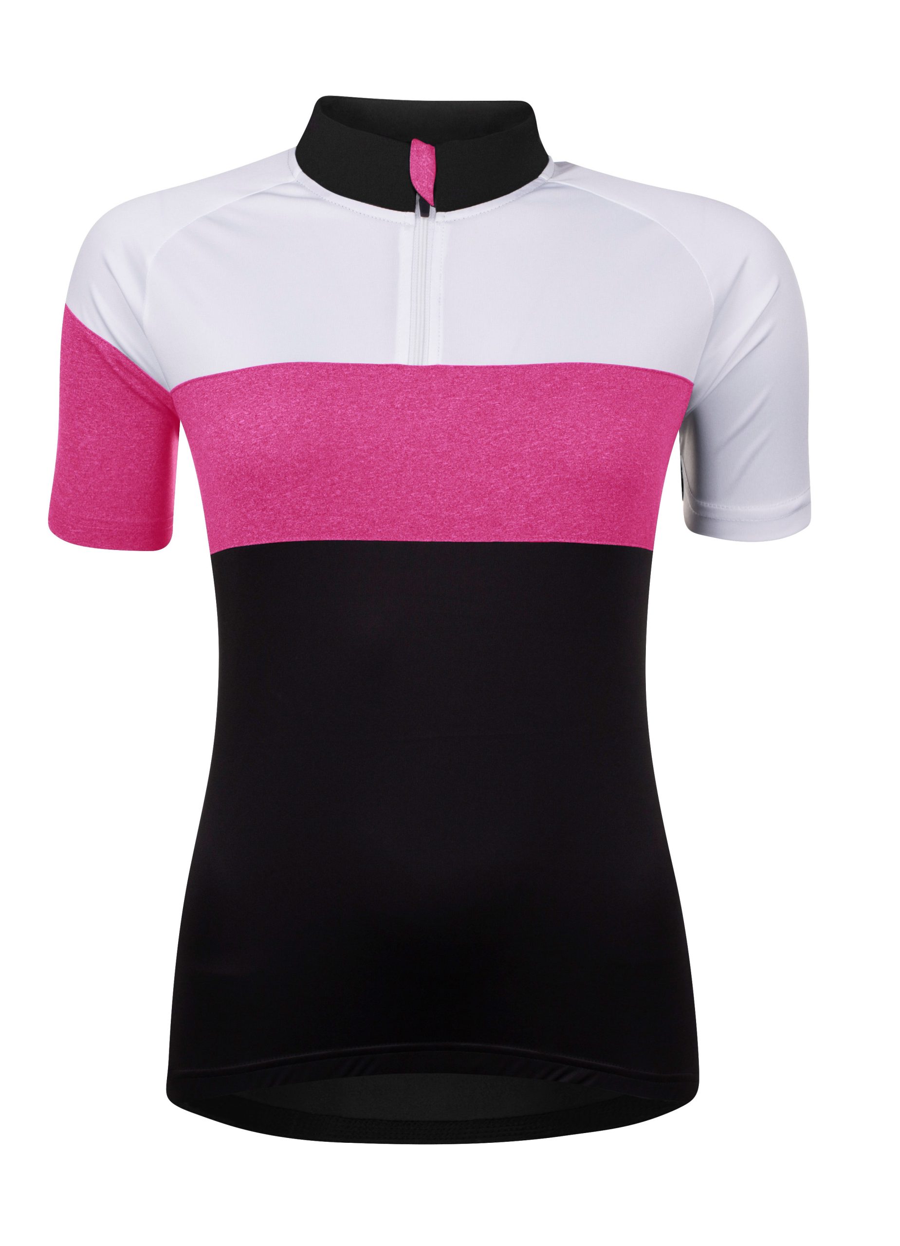 jersey FORCE VIEW LADY short sl, blck-wht-pink L