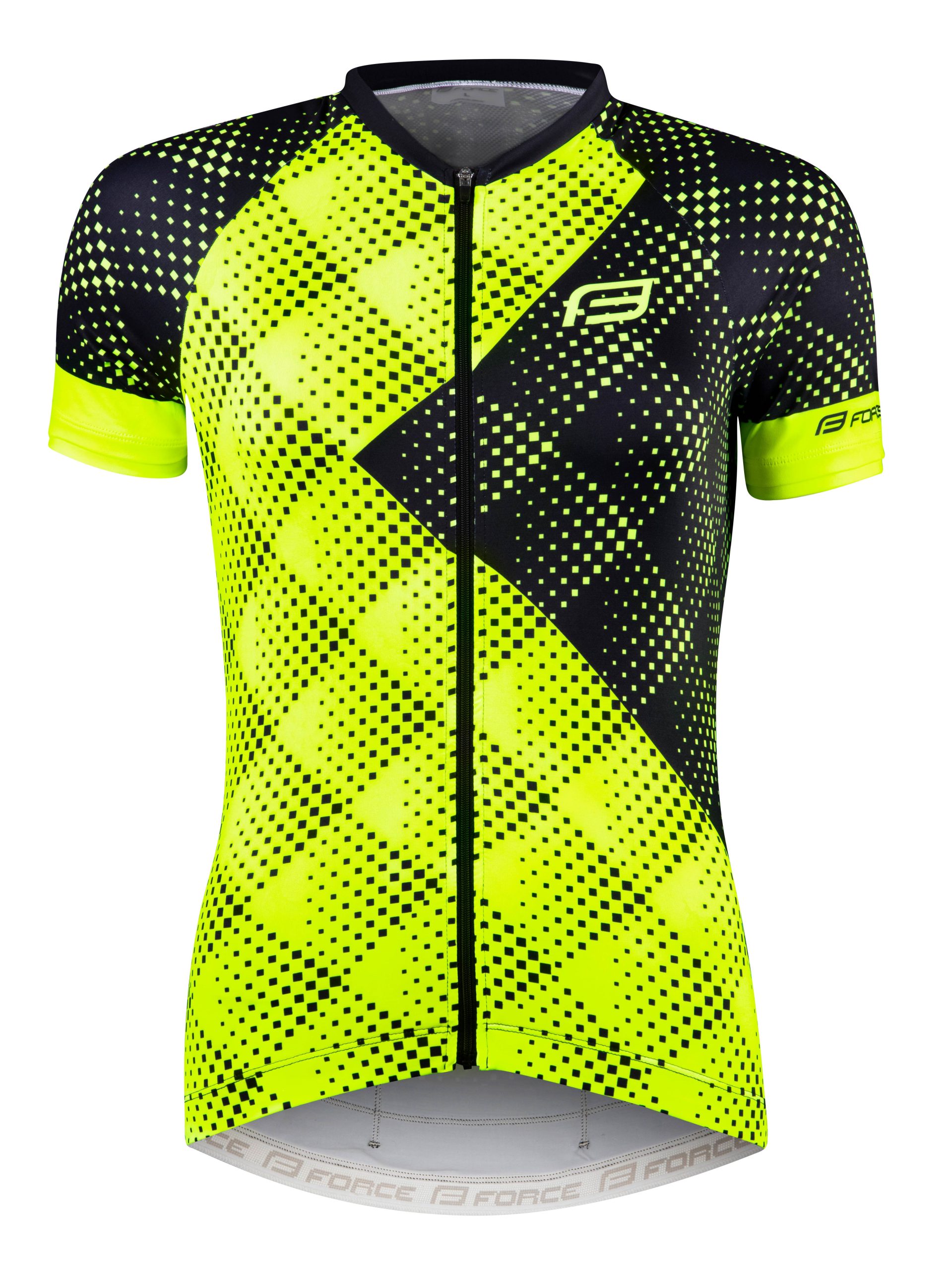 jersey FORCE VISION LADY short sl, fluo L