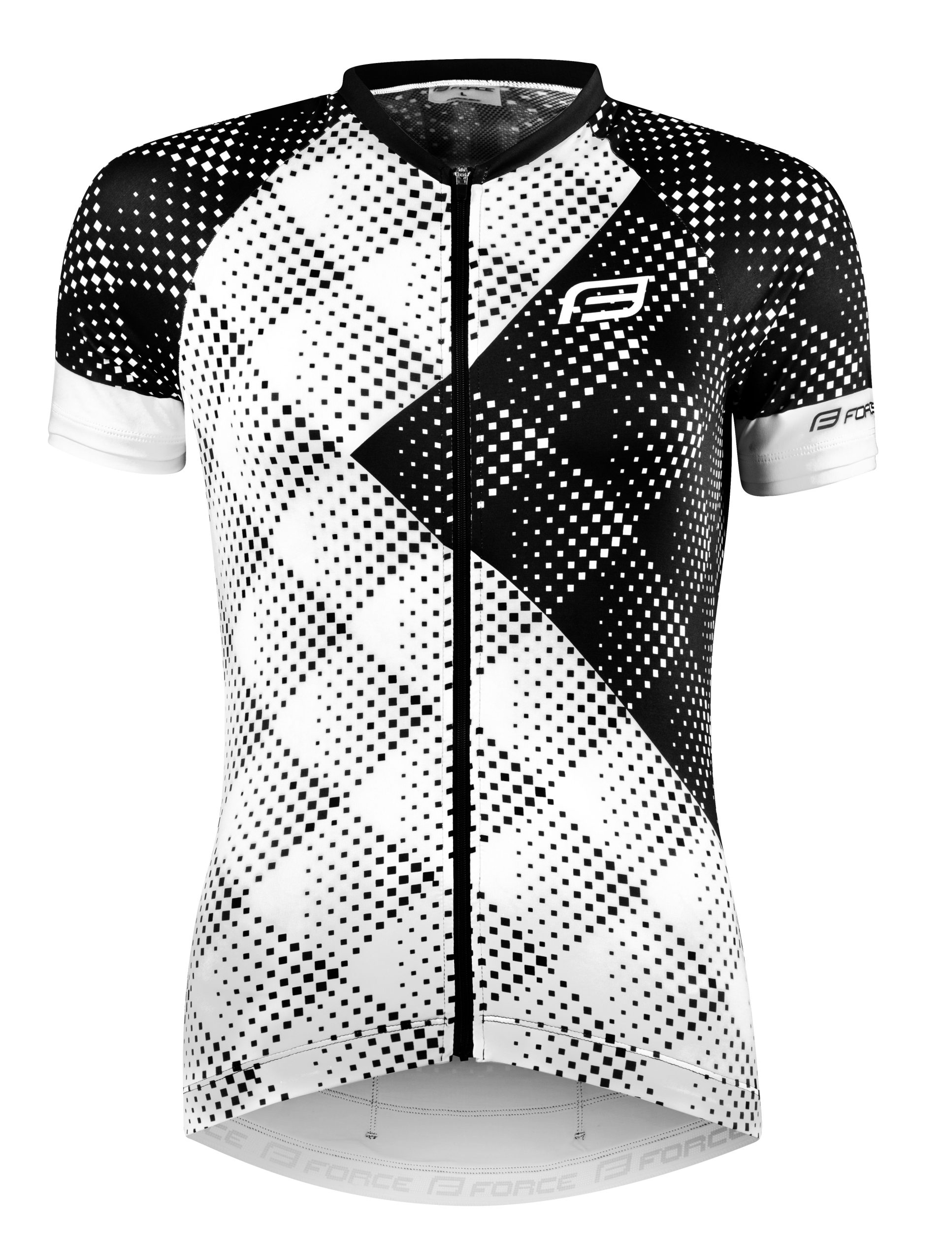 jersey FORCE VISION LADY short sl, white XS