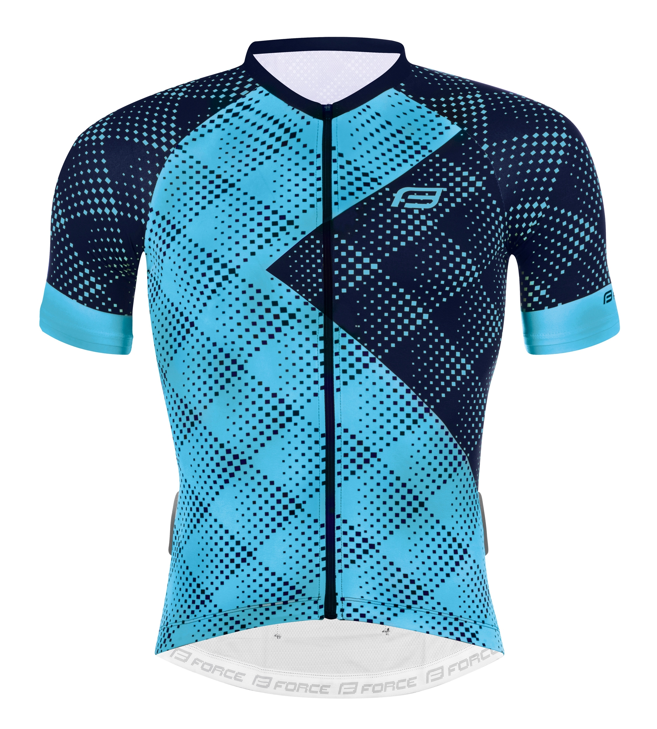 jersey FORCE VISION short sl, blue L