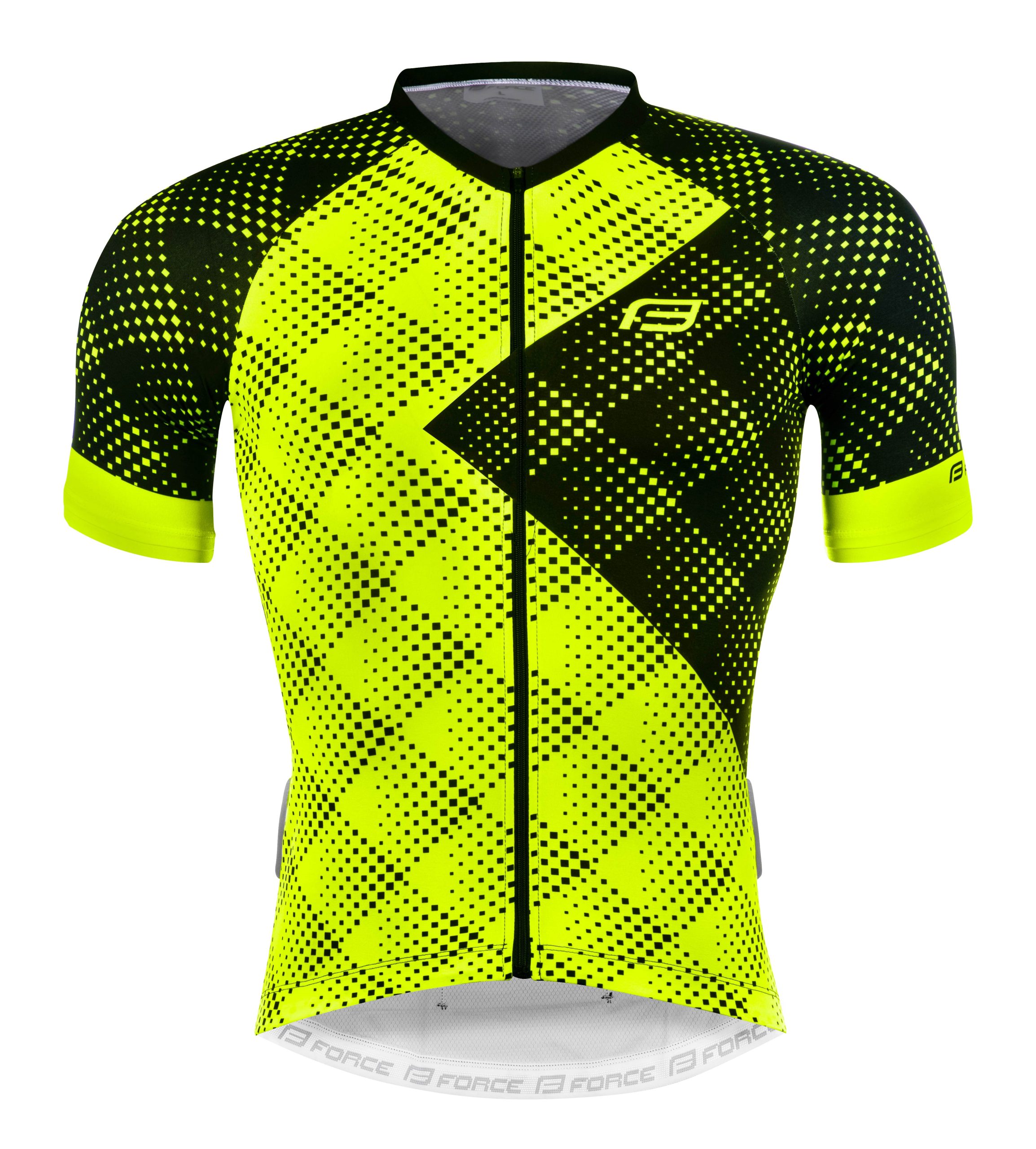 jersey FORCE VISION short sl, fluo L