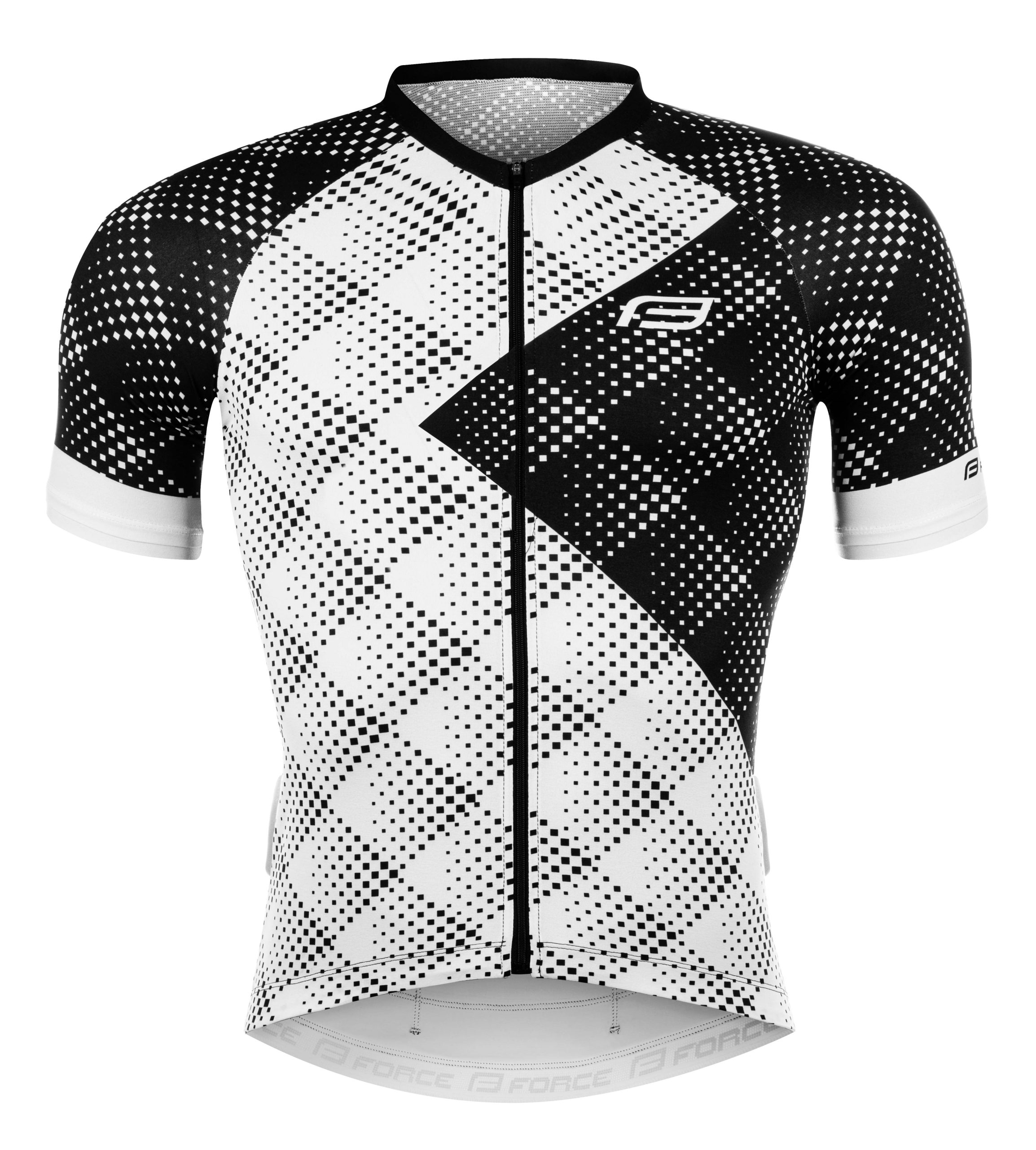 jersey FORCE VISION short sl, white L