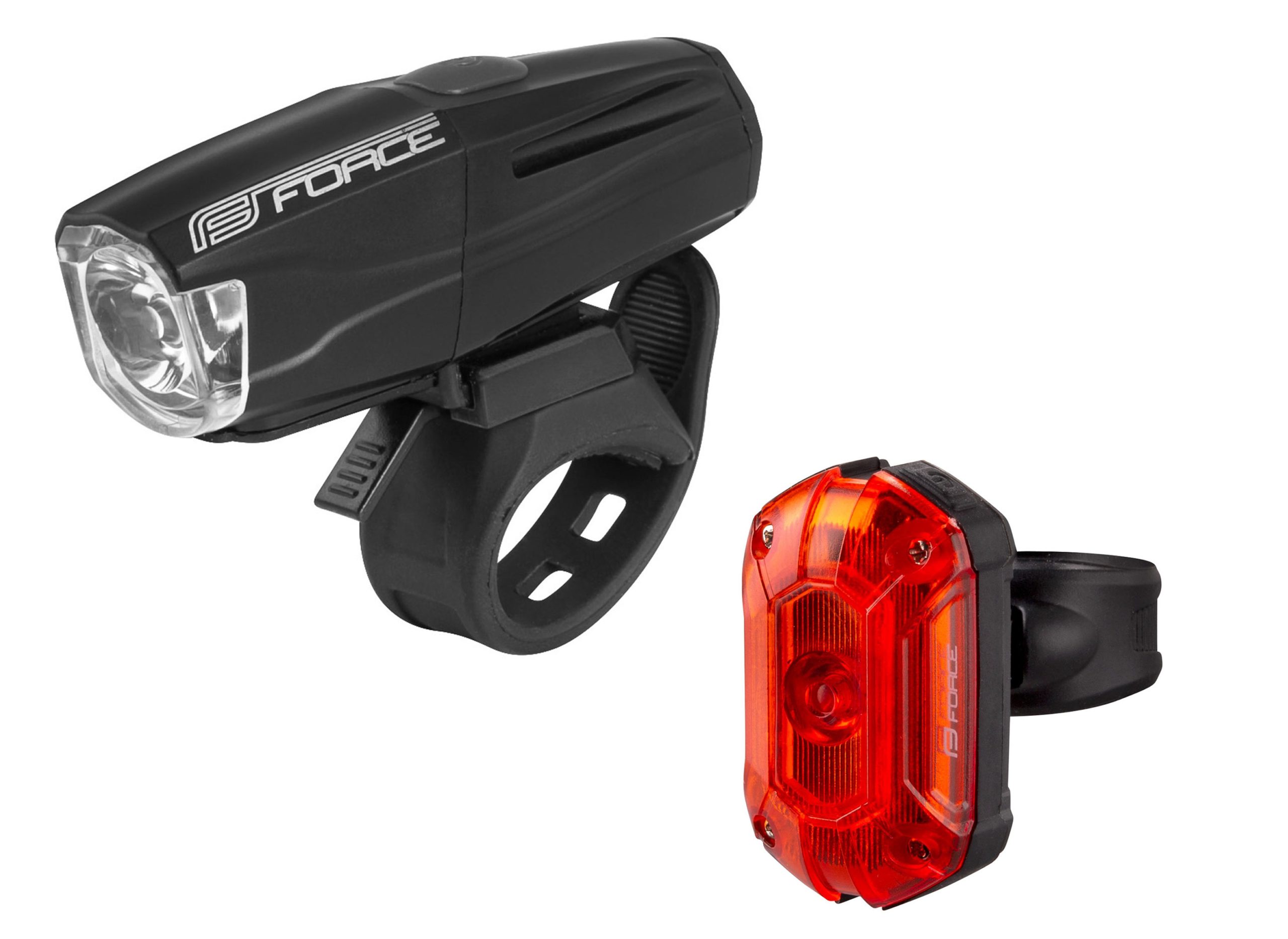 light set FORCE VARIO USB front+rear