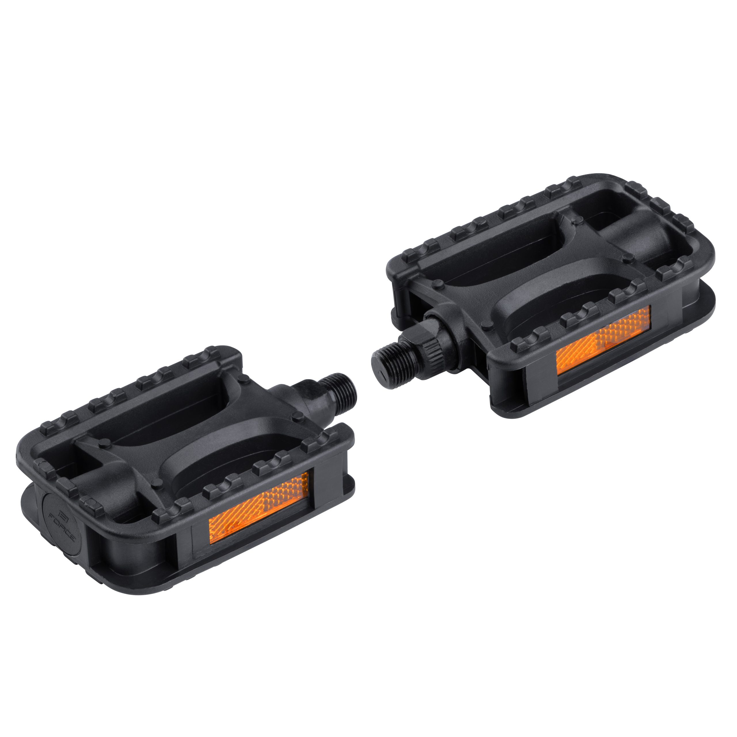 pedals FORCE ARTO plastic ball bearings, black