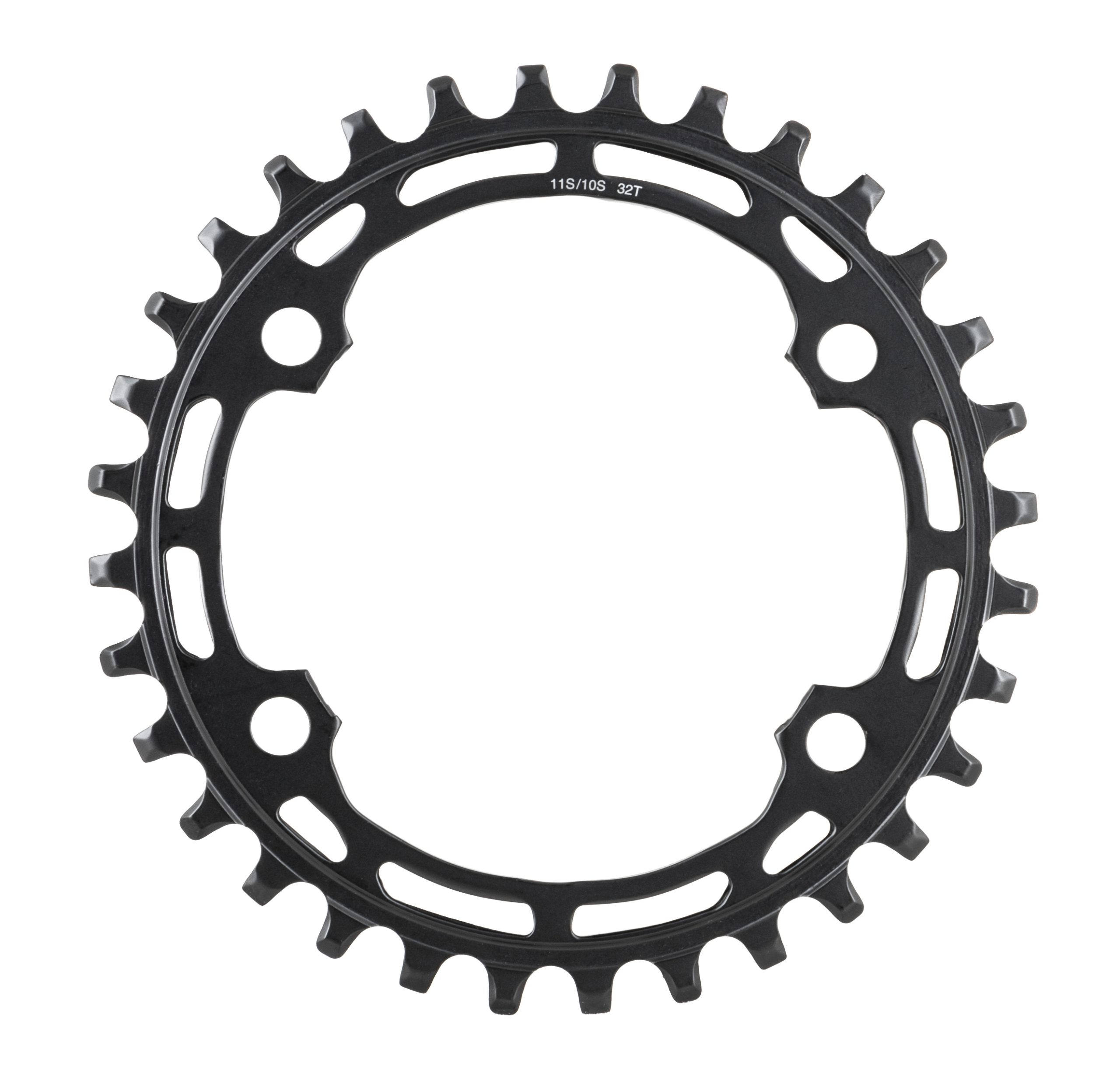 převodník Al 32 zubů FCM5100-1 11sp, černý 4 packa