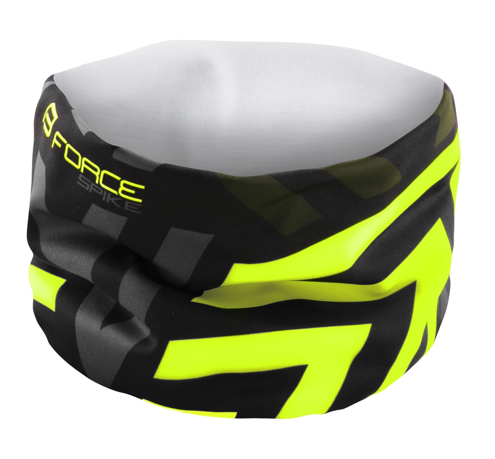 scarf FORCE SPIKE spring/fall, black-fluo UNI