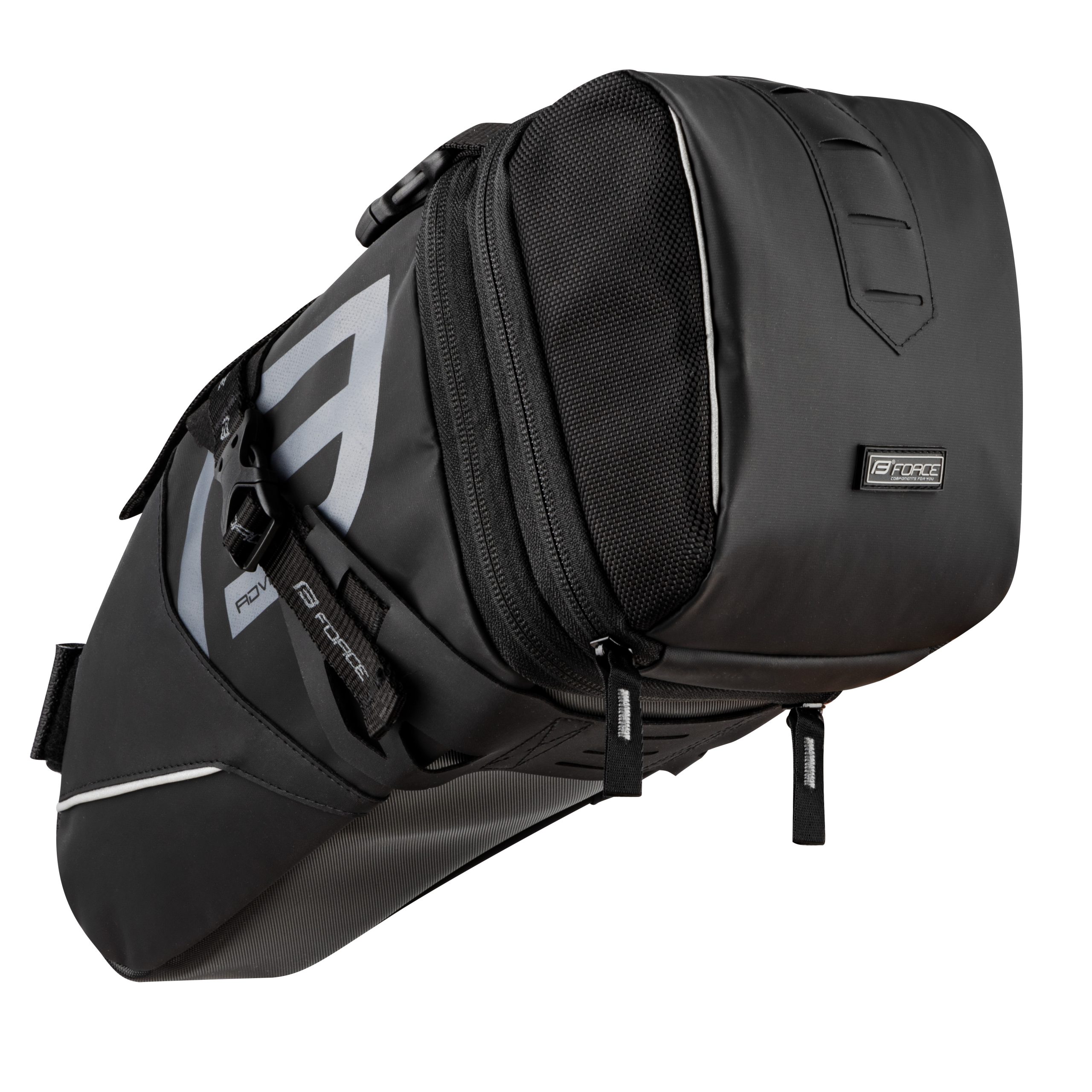 seat bag F ADVENTURE, zipper, black