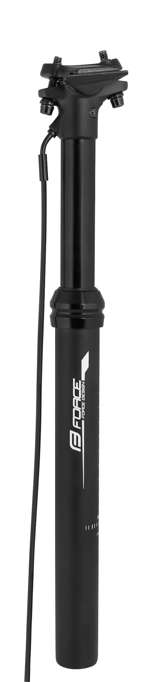 seatpost F DROPP 31,6/440 for 1 chainwheel,black