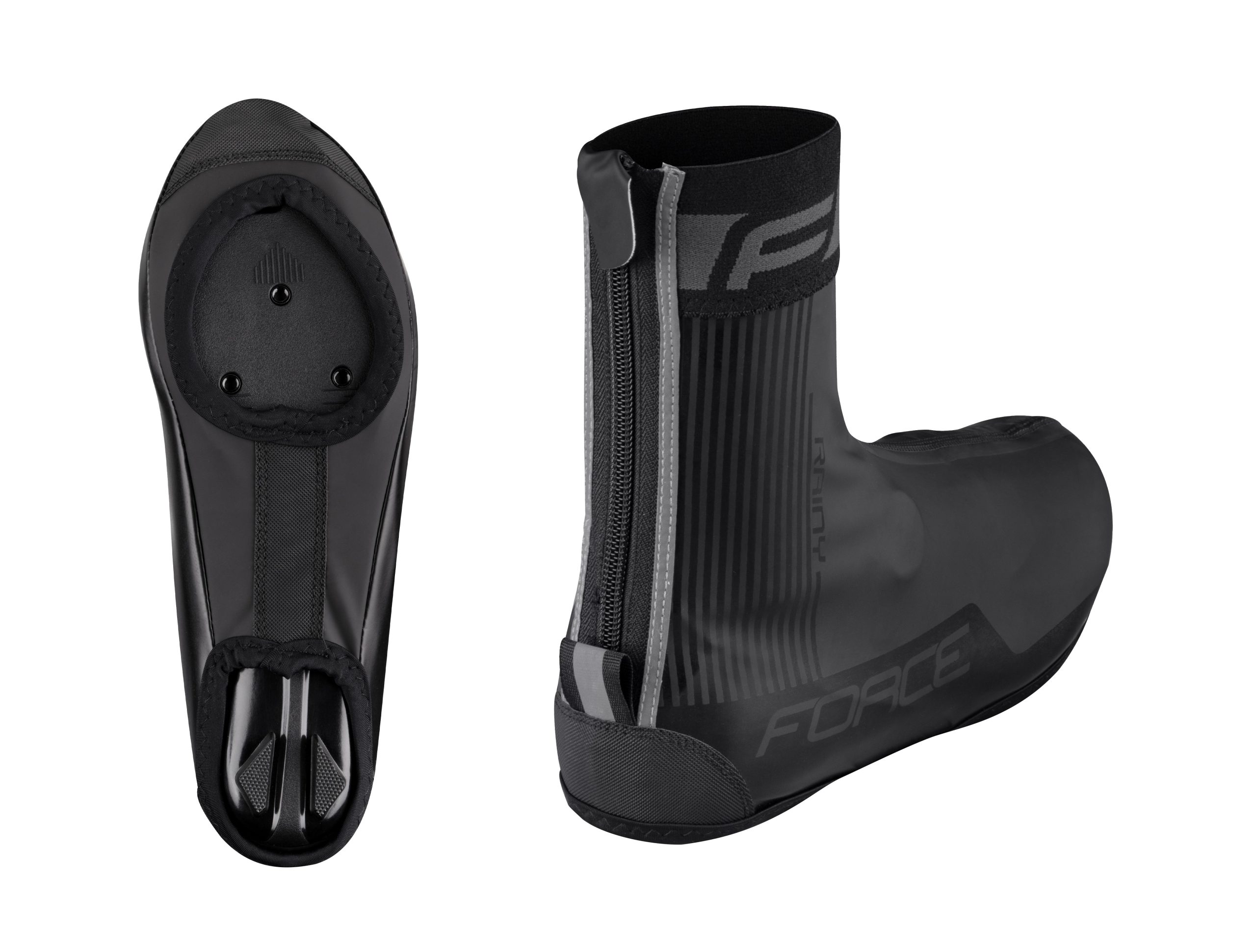 shoe covers F RAINY ROAD, black L