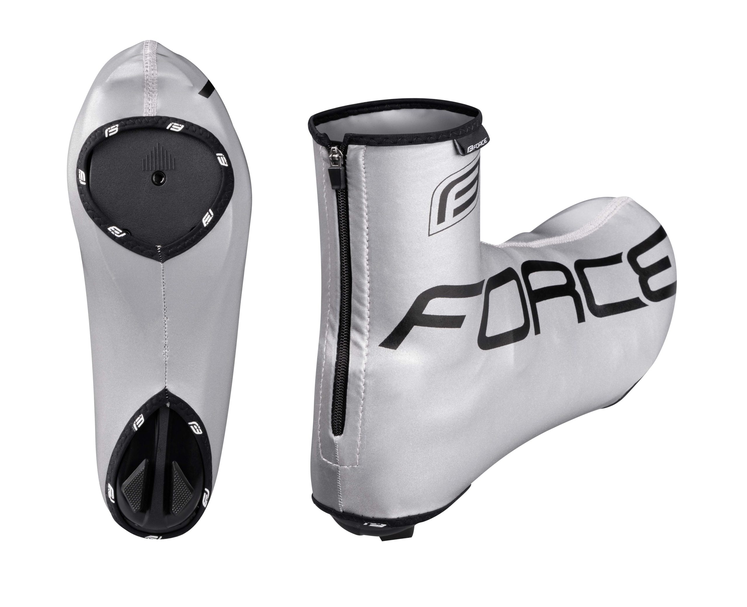 shoe covers FORCE FLARE ROAD, reflective