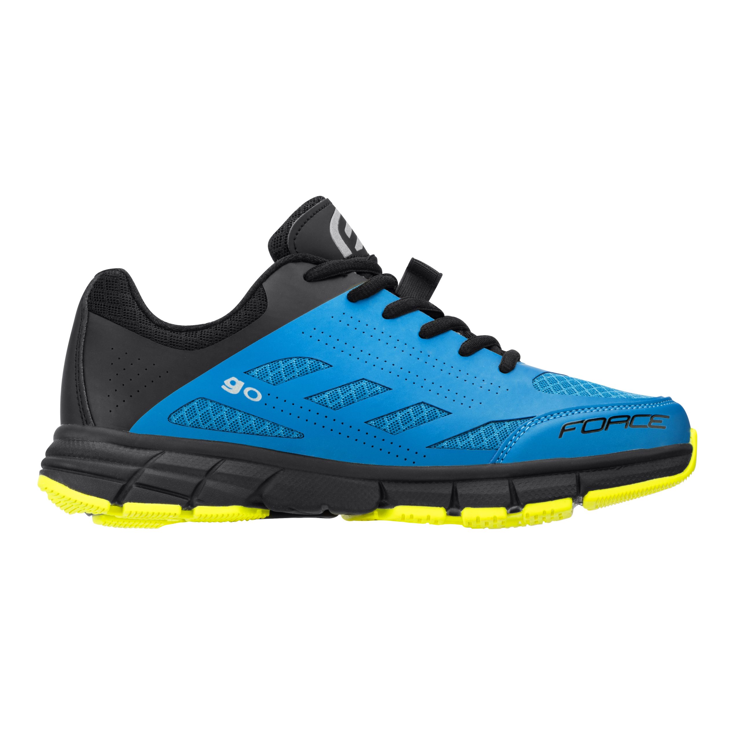 shoes FORCE GO, blu-bla-fluo 40