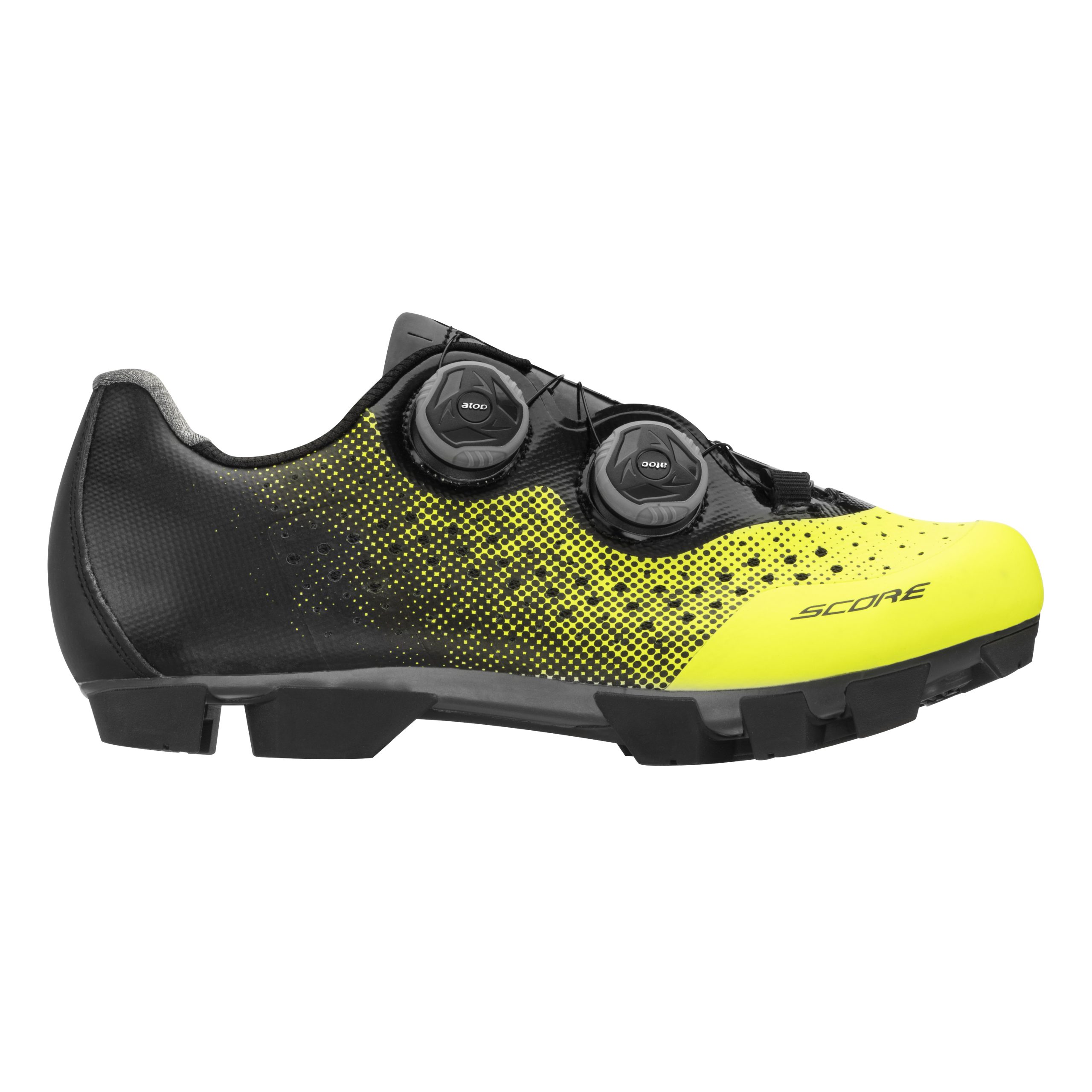 shoes FORCE MTB SCORE, fluo-black 35