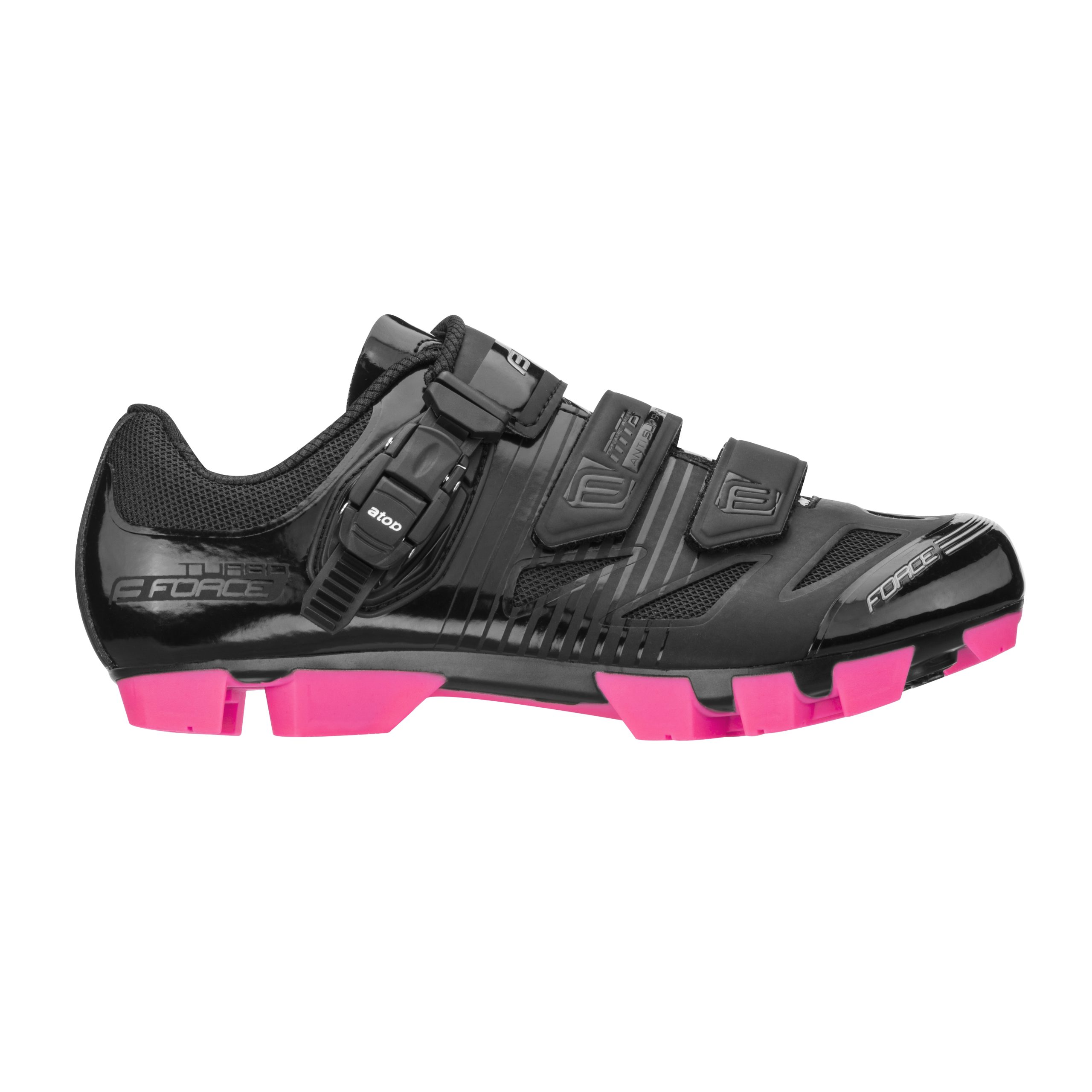 shoes FORCE MTB TURBO LADY, black-pink 35