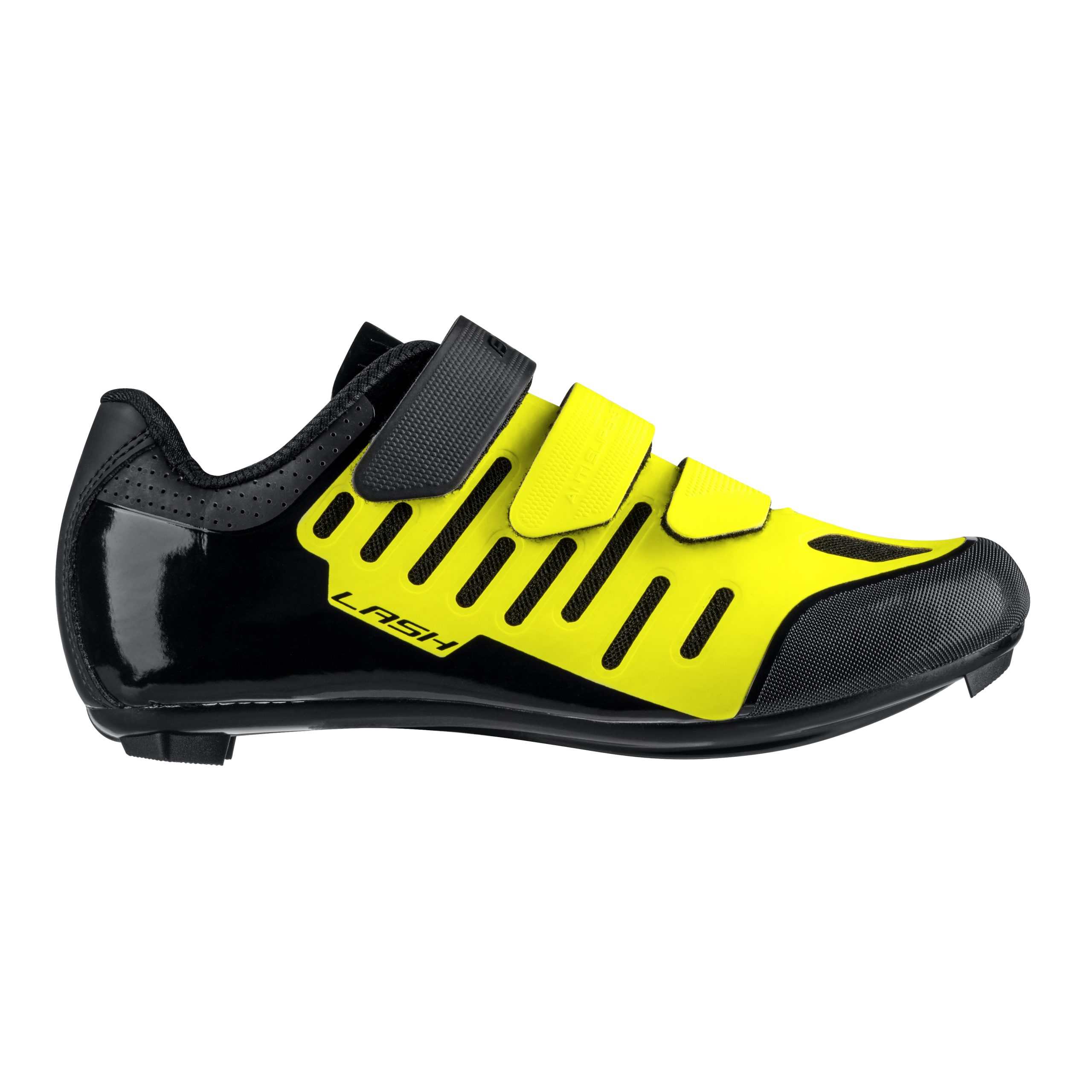 shoes FORCE ROAD LASH, fluo-black 39