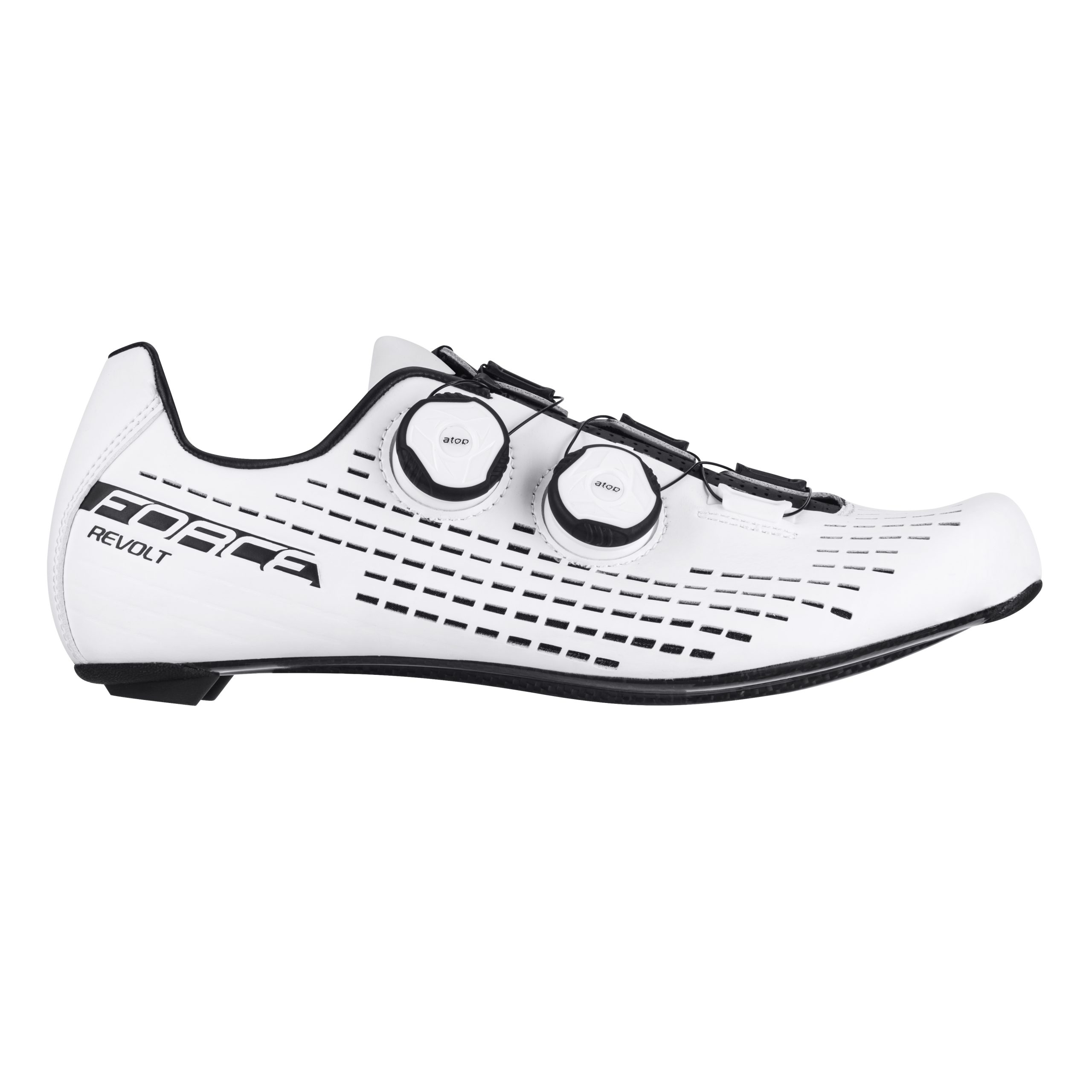 shoes FORCE ROAD REVOLT CARBON, white 39