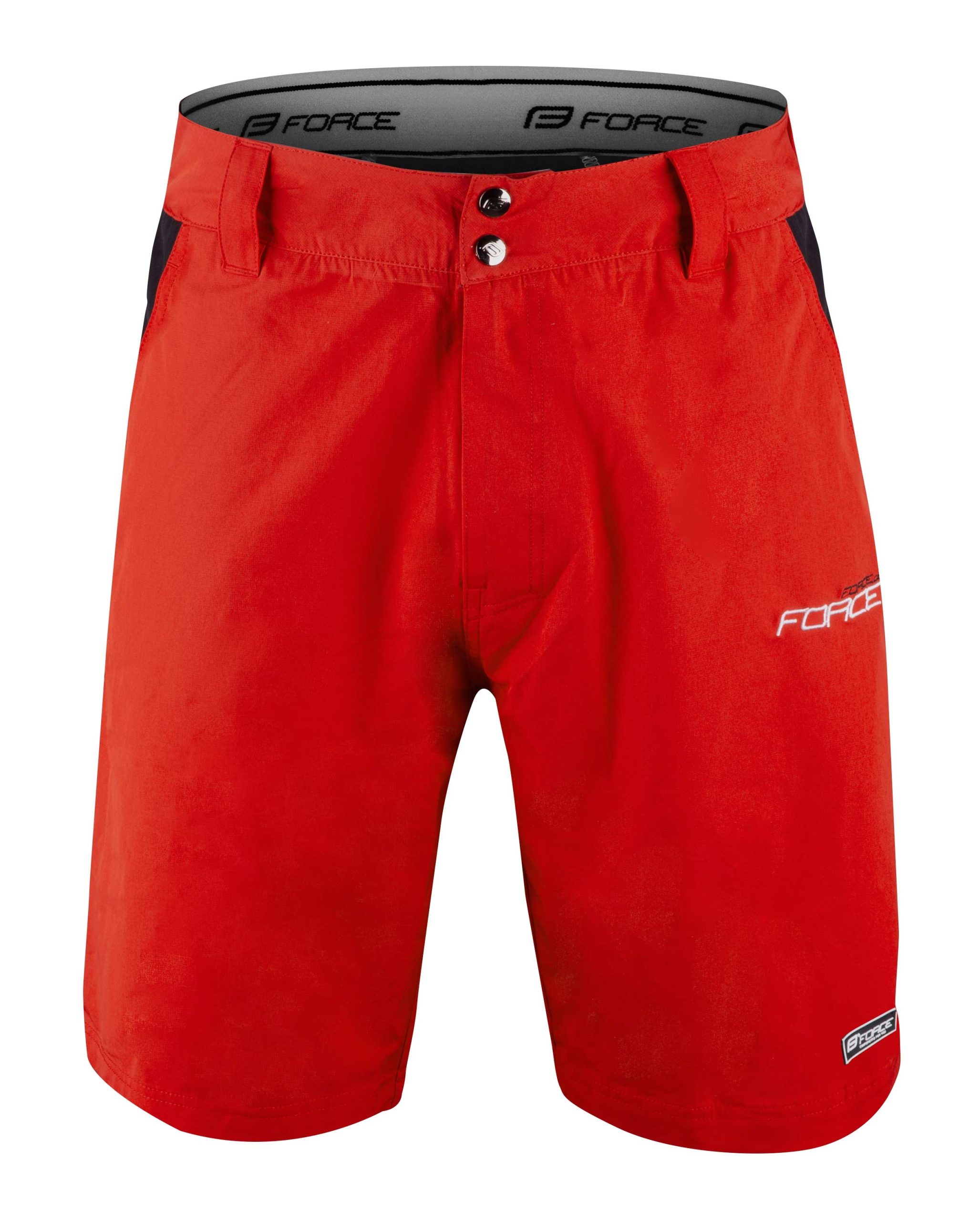 shorts F BLADE MTB with sep. pad, red