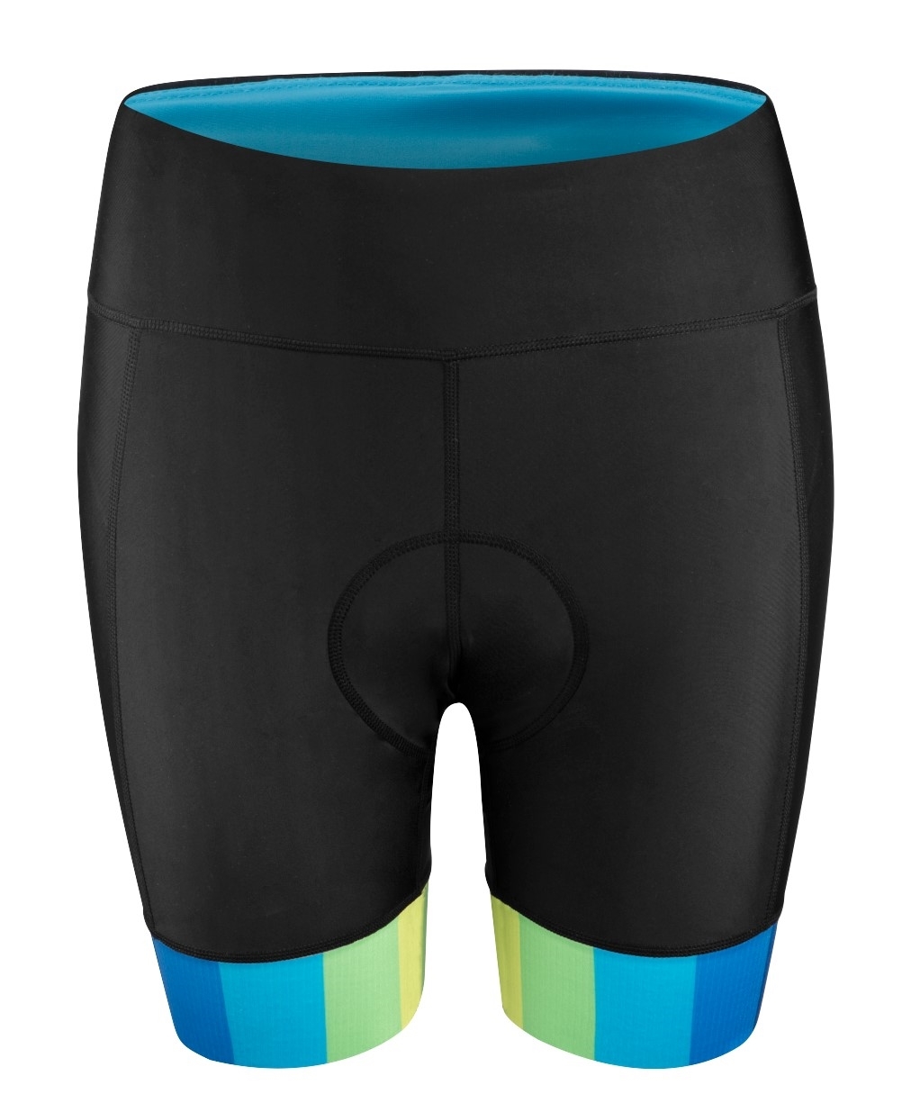 shorts F VICTORY LADY to waist w pad, blk-blue L