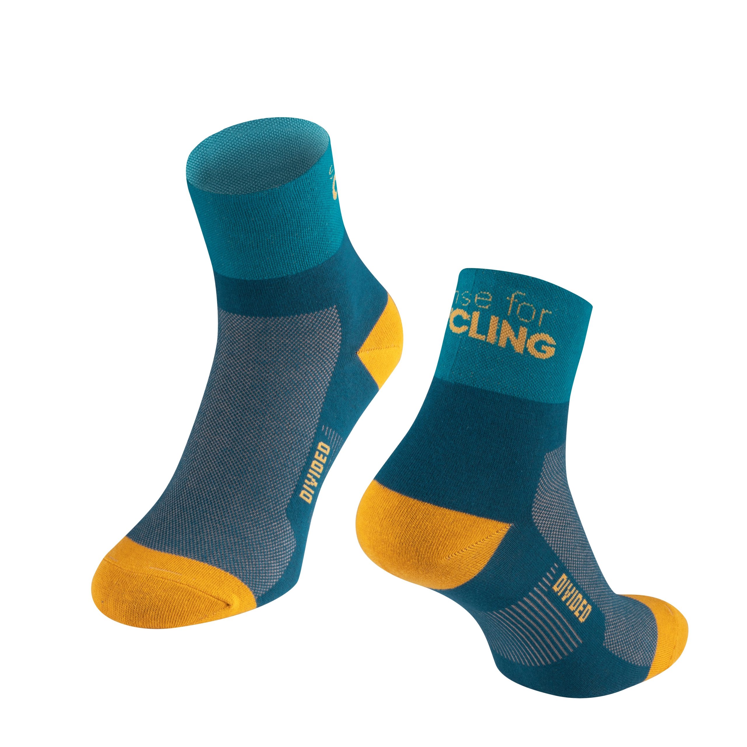 socks FORCE DIVIDED, blue-brown L-XL/42-46