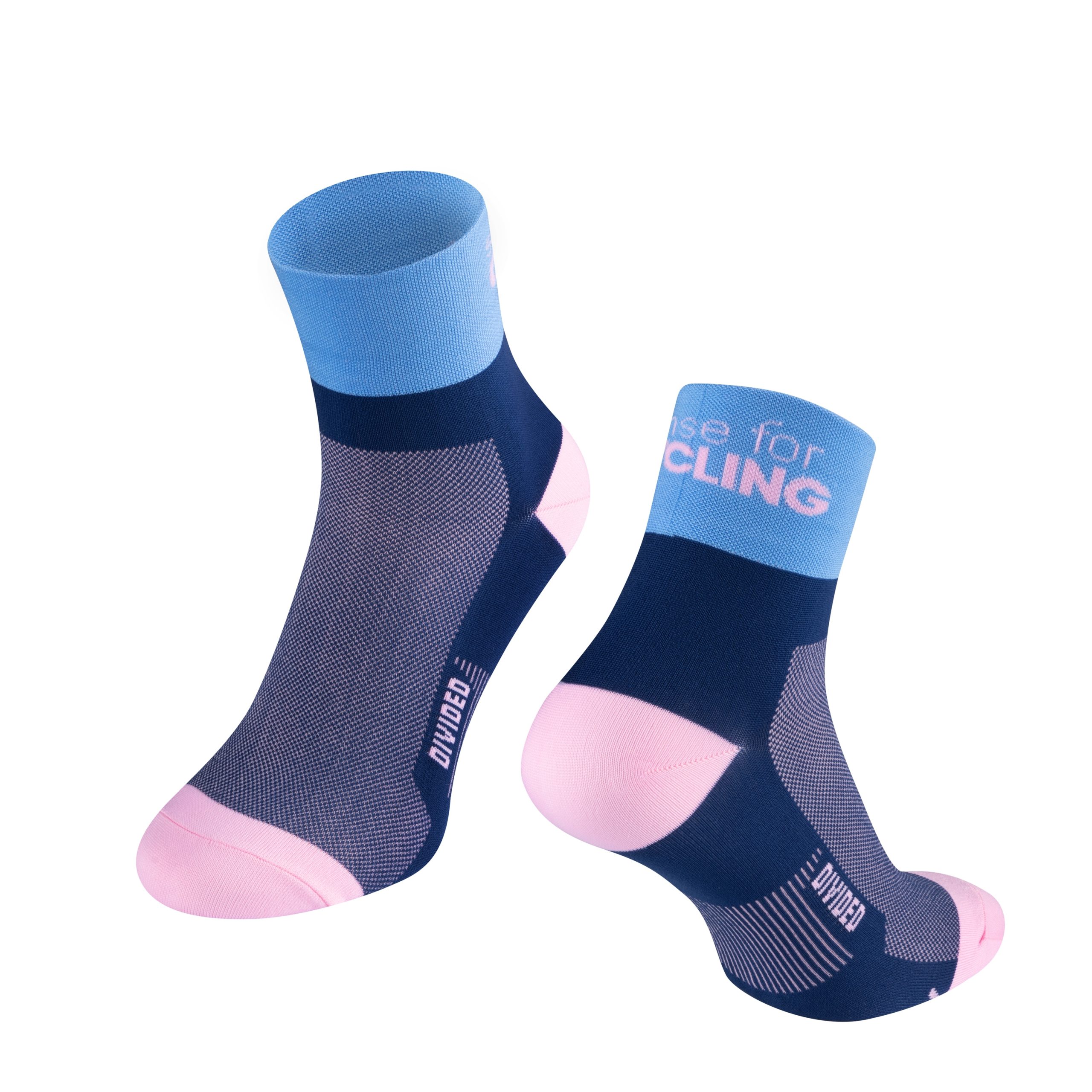 socks FORCE DIVIDED, blue-purple L-XL/42-46