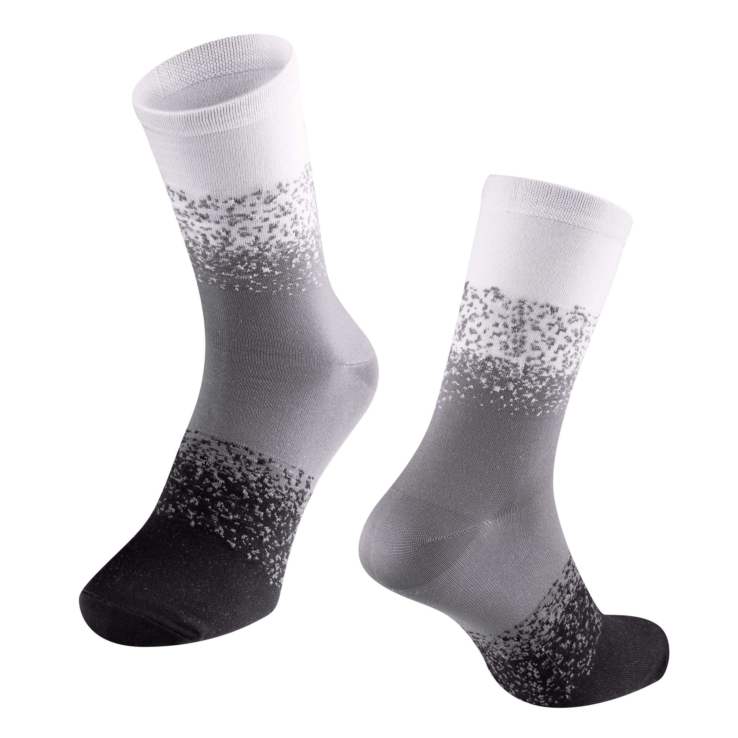 socks FORCE ETHOS, white-black L-XL/42-46