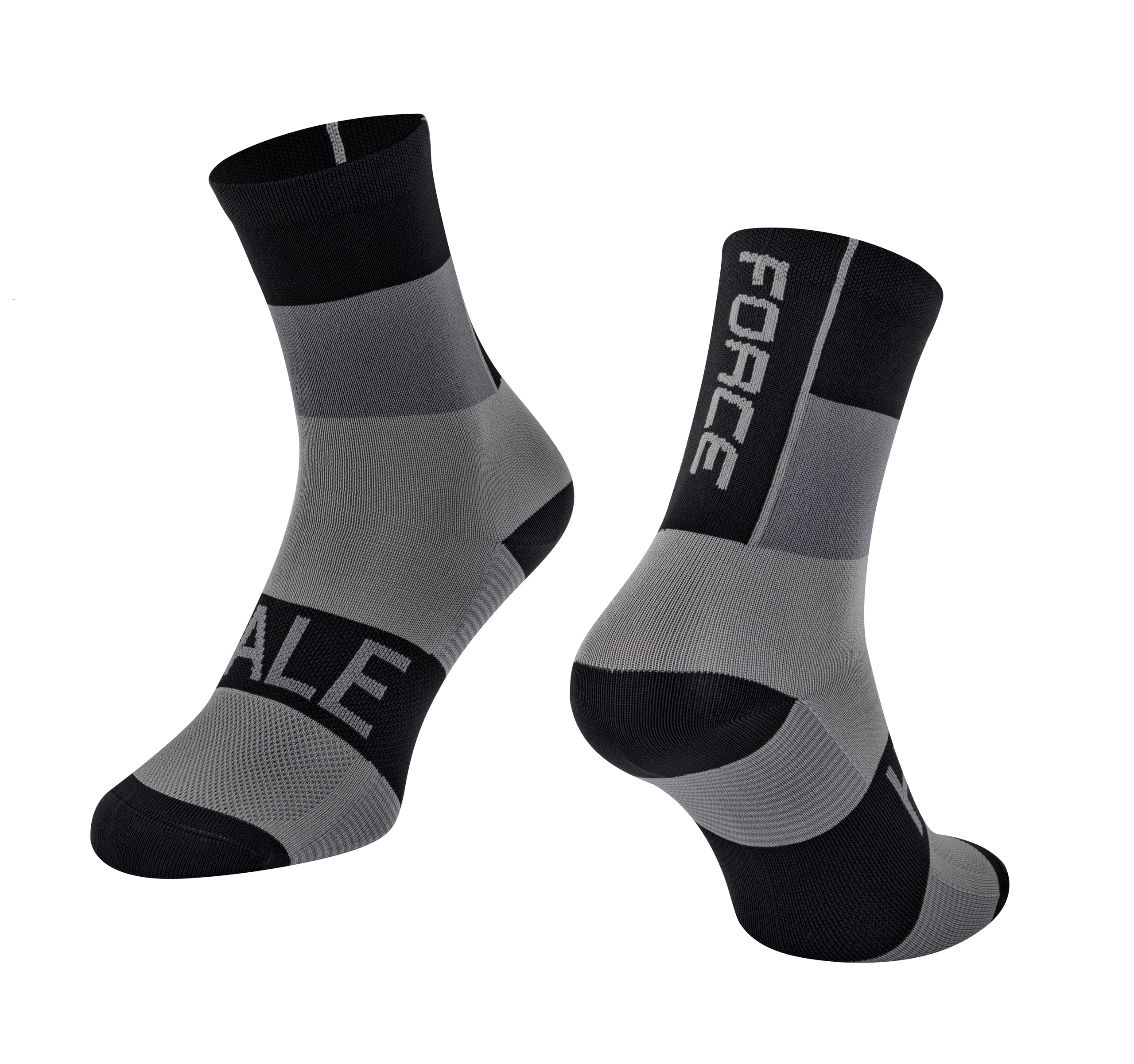 socks FORCE HALE, black-grey L-XL/42-47