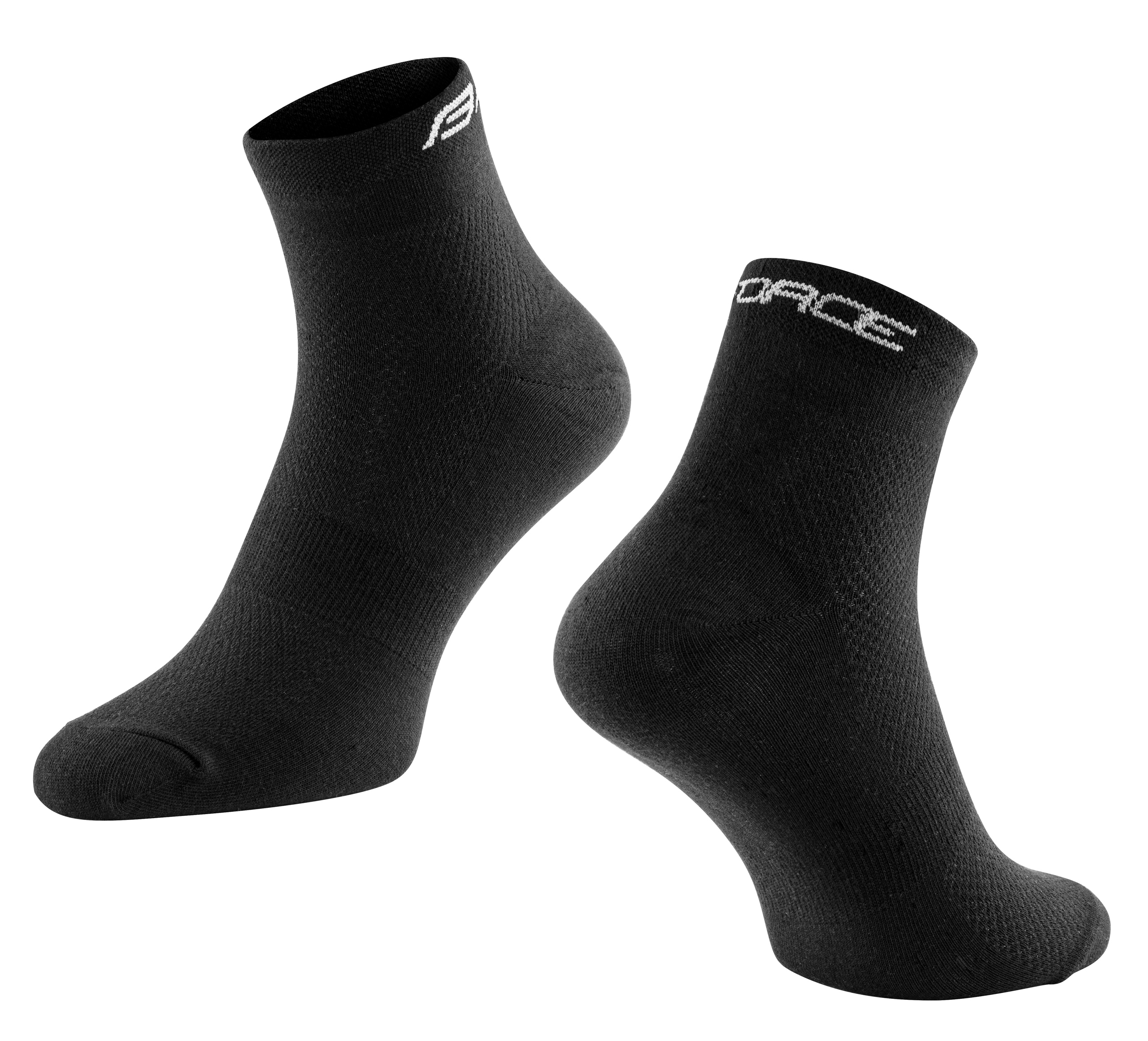 socks FORCE MID freetime, black L-XL/42-46