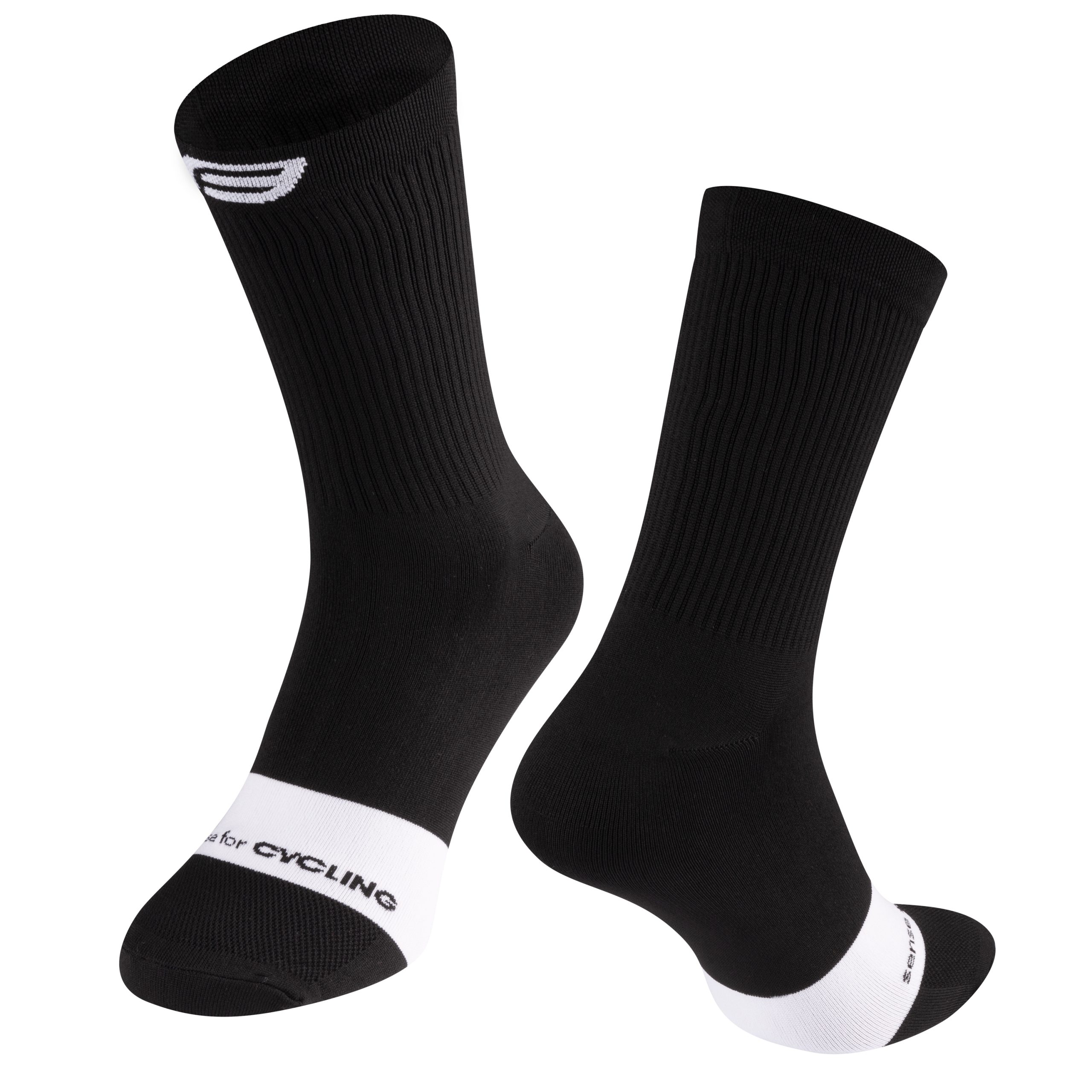 socks FORCE NOBLE, black-white L-XL/42-46