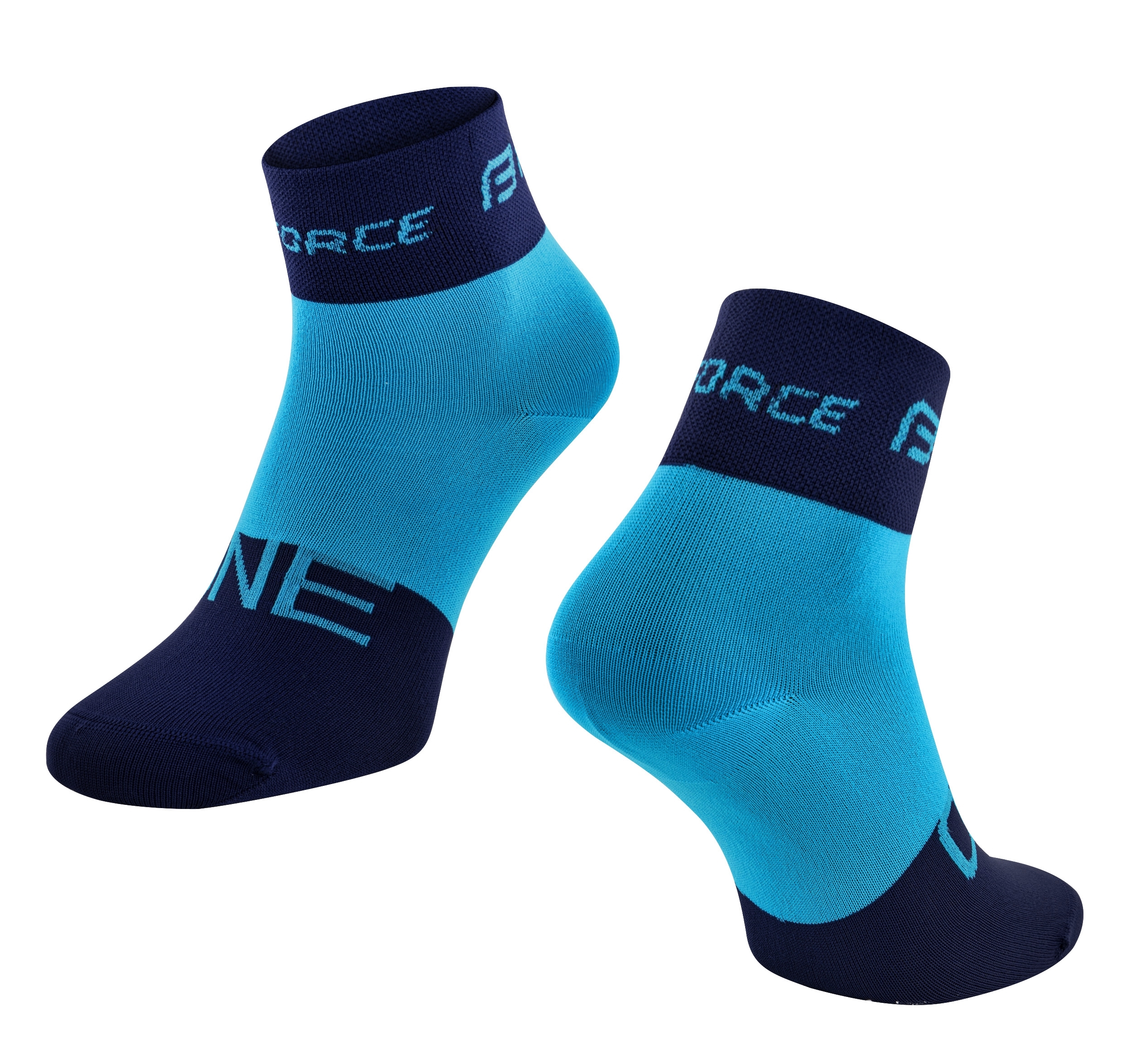 socks FORCE ONE, blue L-XL/42-47