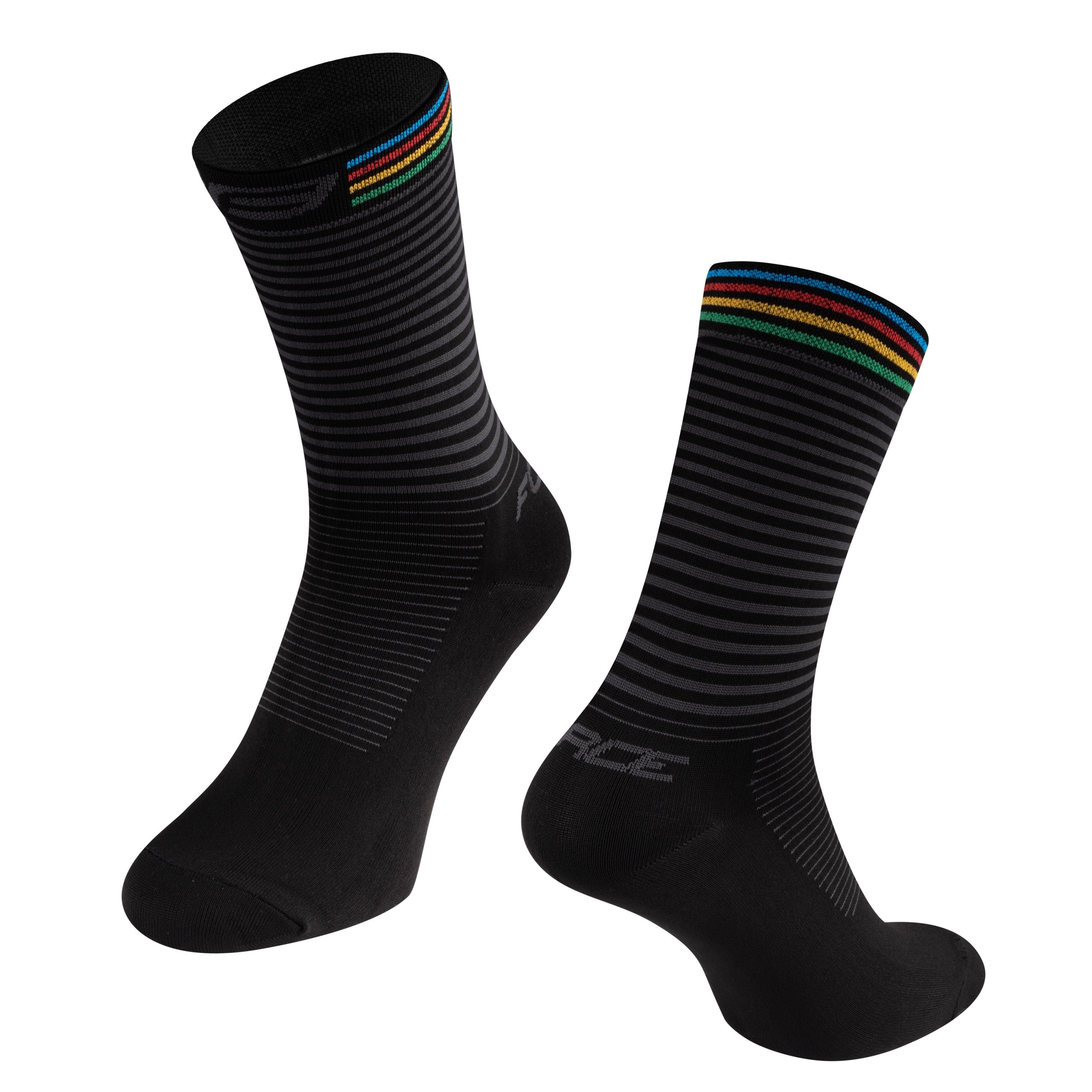 socks FORCE TIDE, black L-XL/42-46