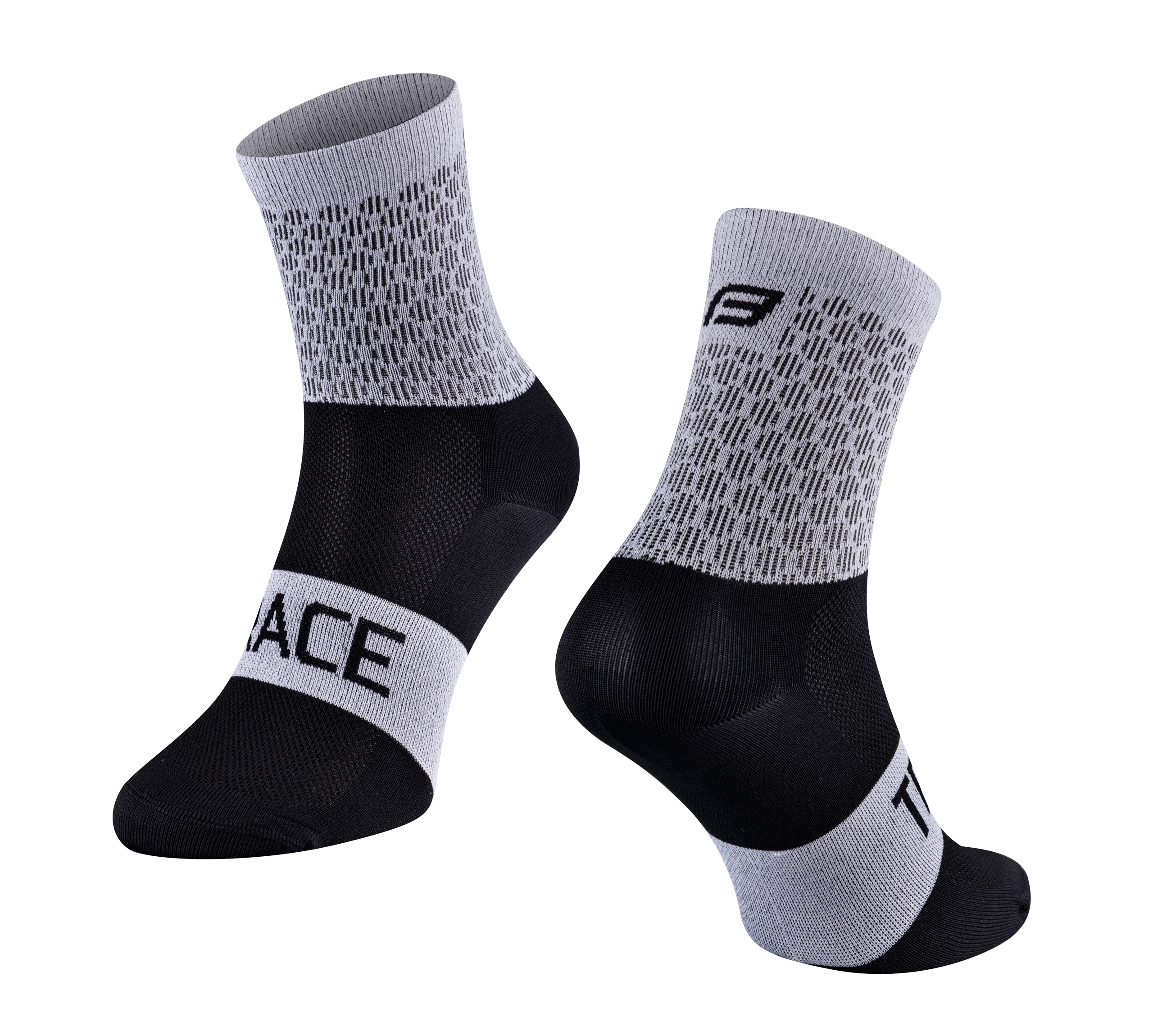 socks FORCE TRACE, grey-black S-M/36-41