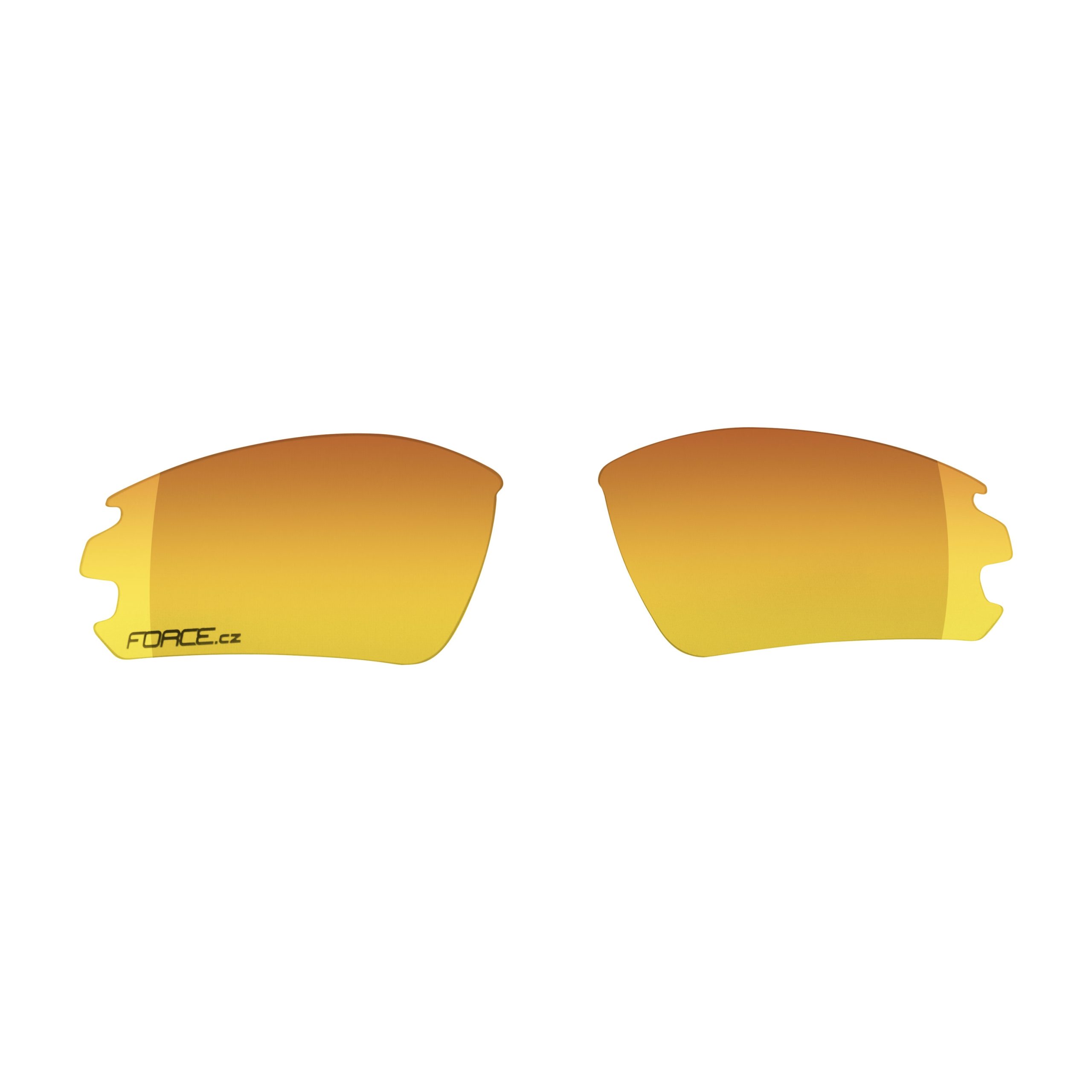 spare lens FORCE CALIBRE, mirror yellow