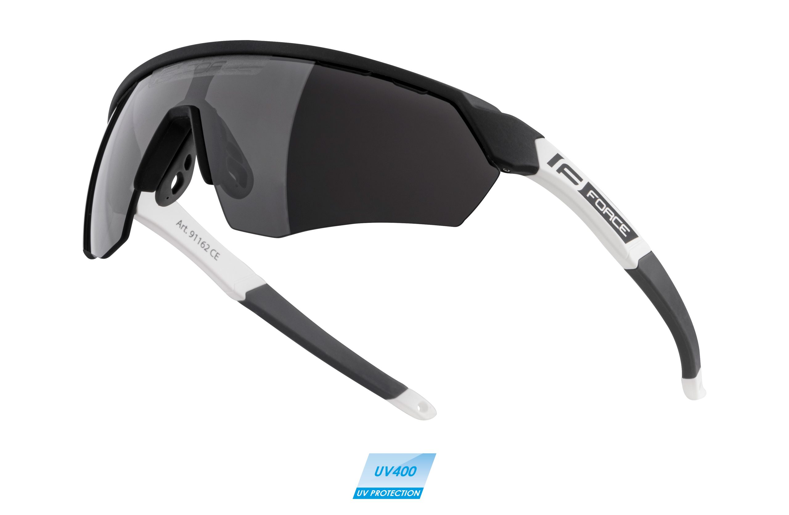 sunglasses F ENIGMA black-white matt.,black lens