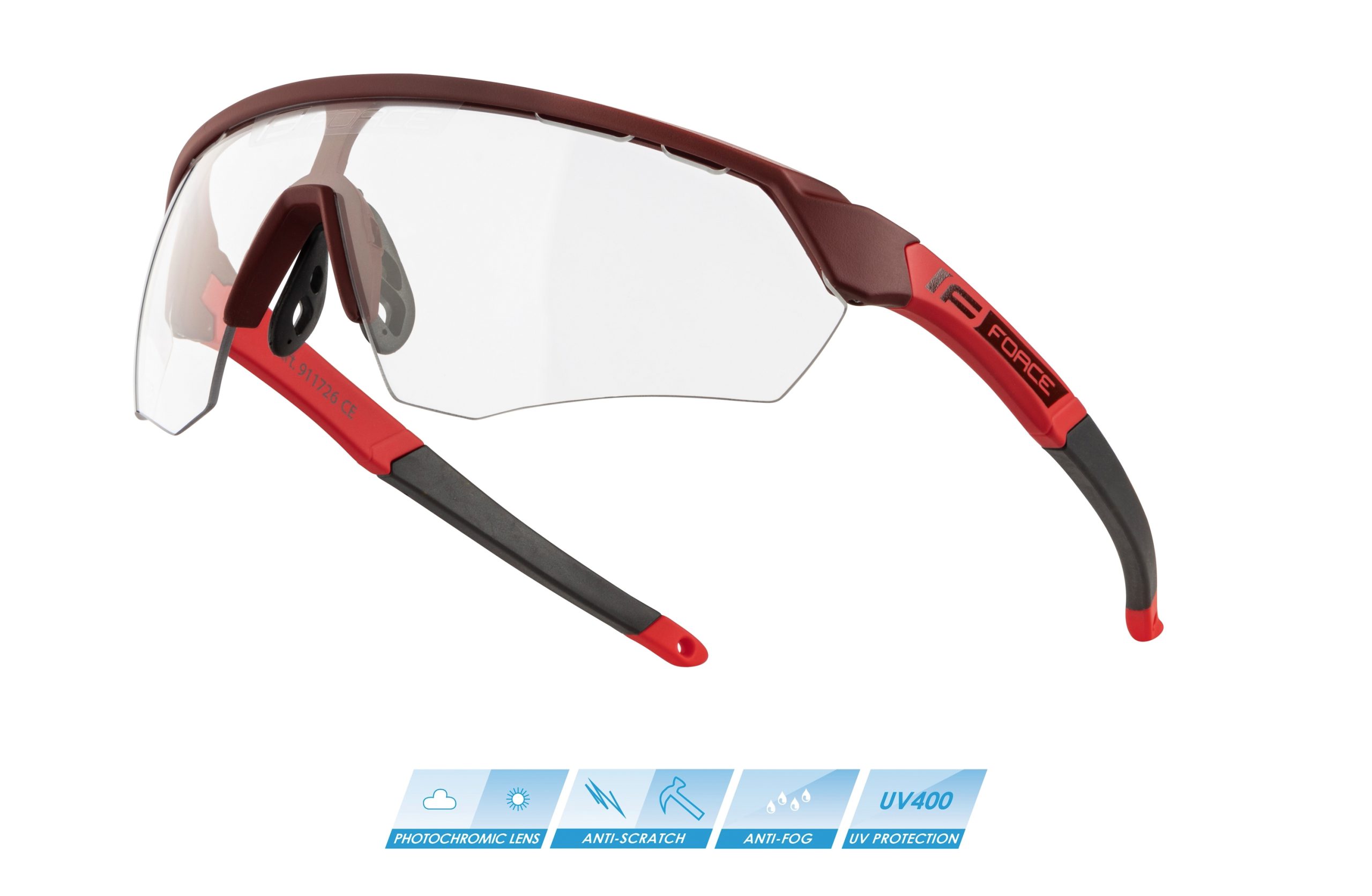 sunglasses F ENIGMA red, photochromic lens