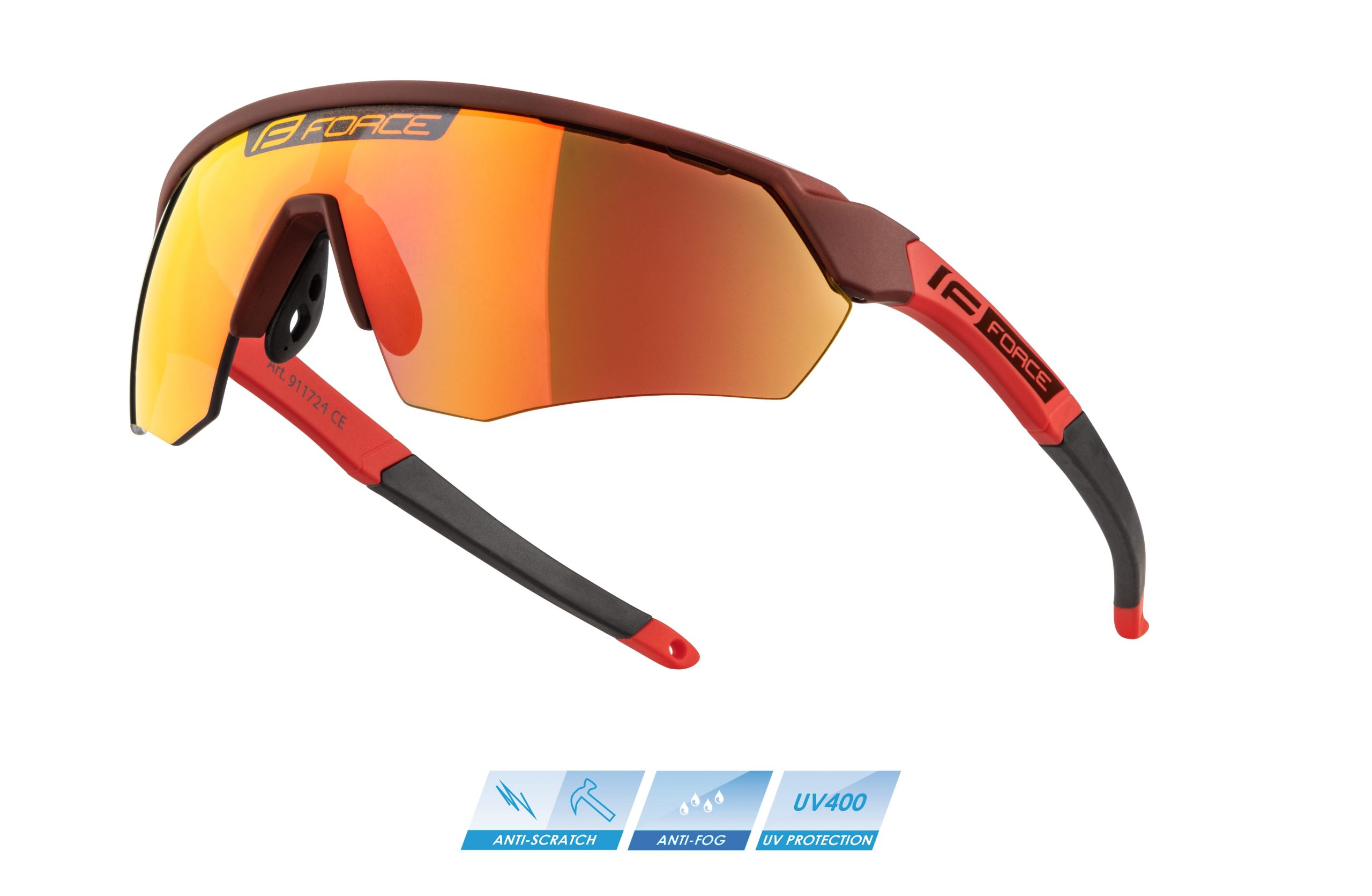 sunglasses F ENIGMA red, red polarized lens