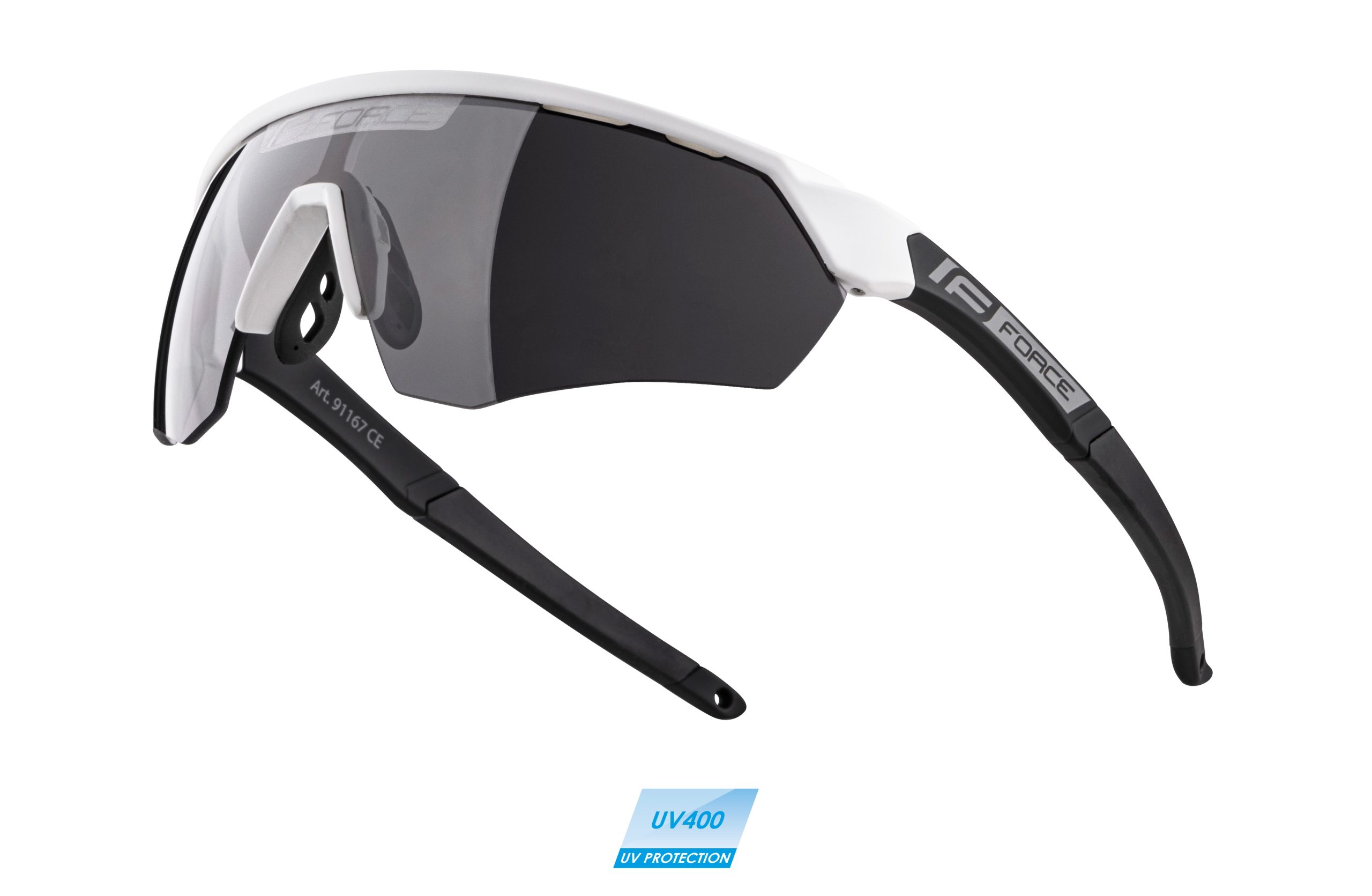 sunglasses F ENIGMA white-black matt.,black lens