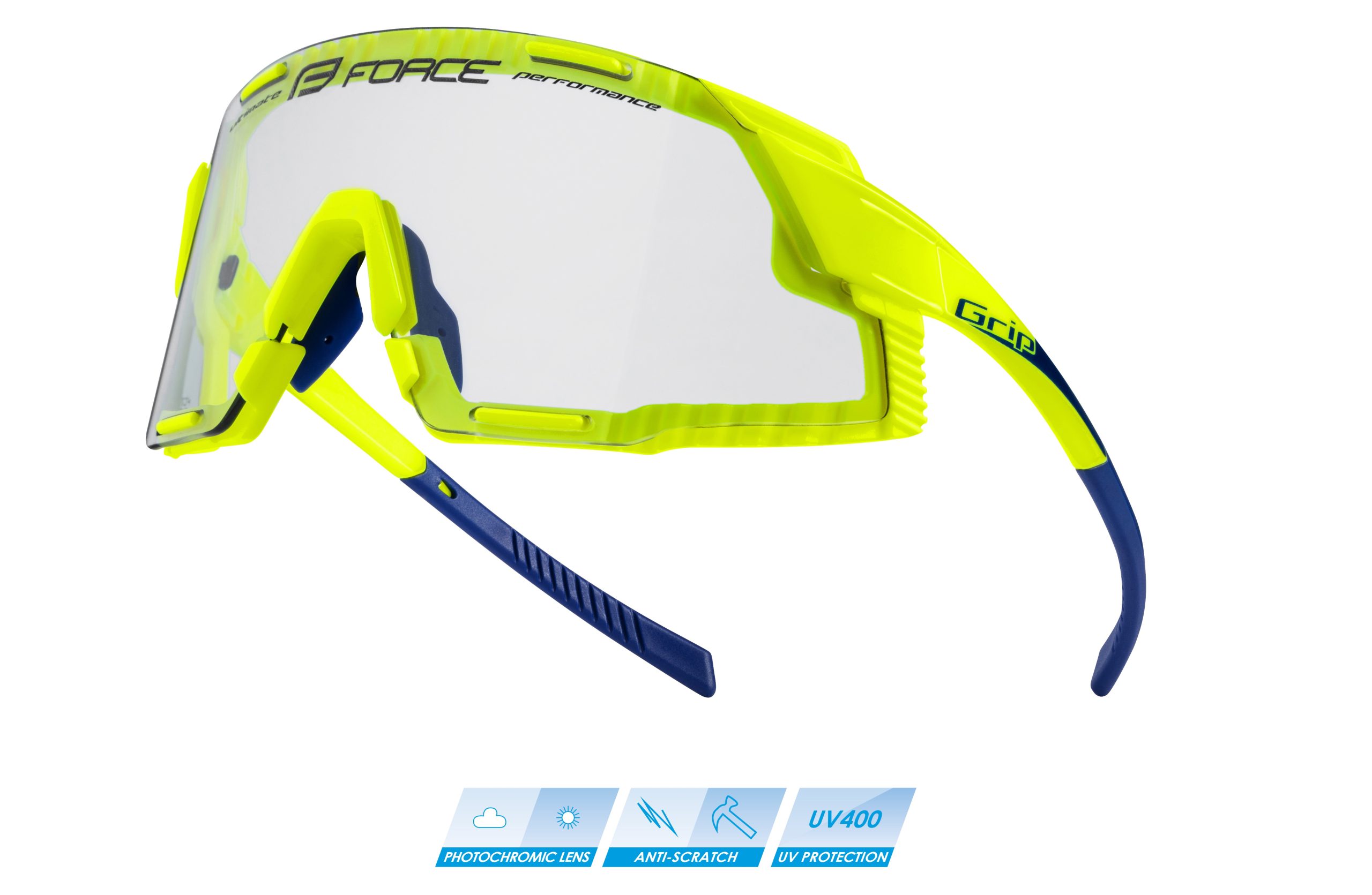 sunglasses F GRIP fluo, photochromic lens