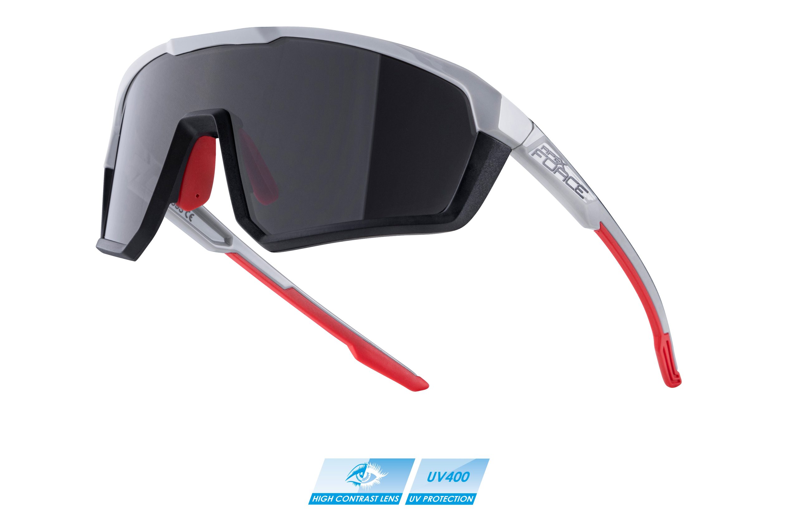 sunglasses FORCE APEX,black-grey,black contr. lens