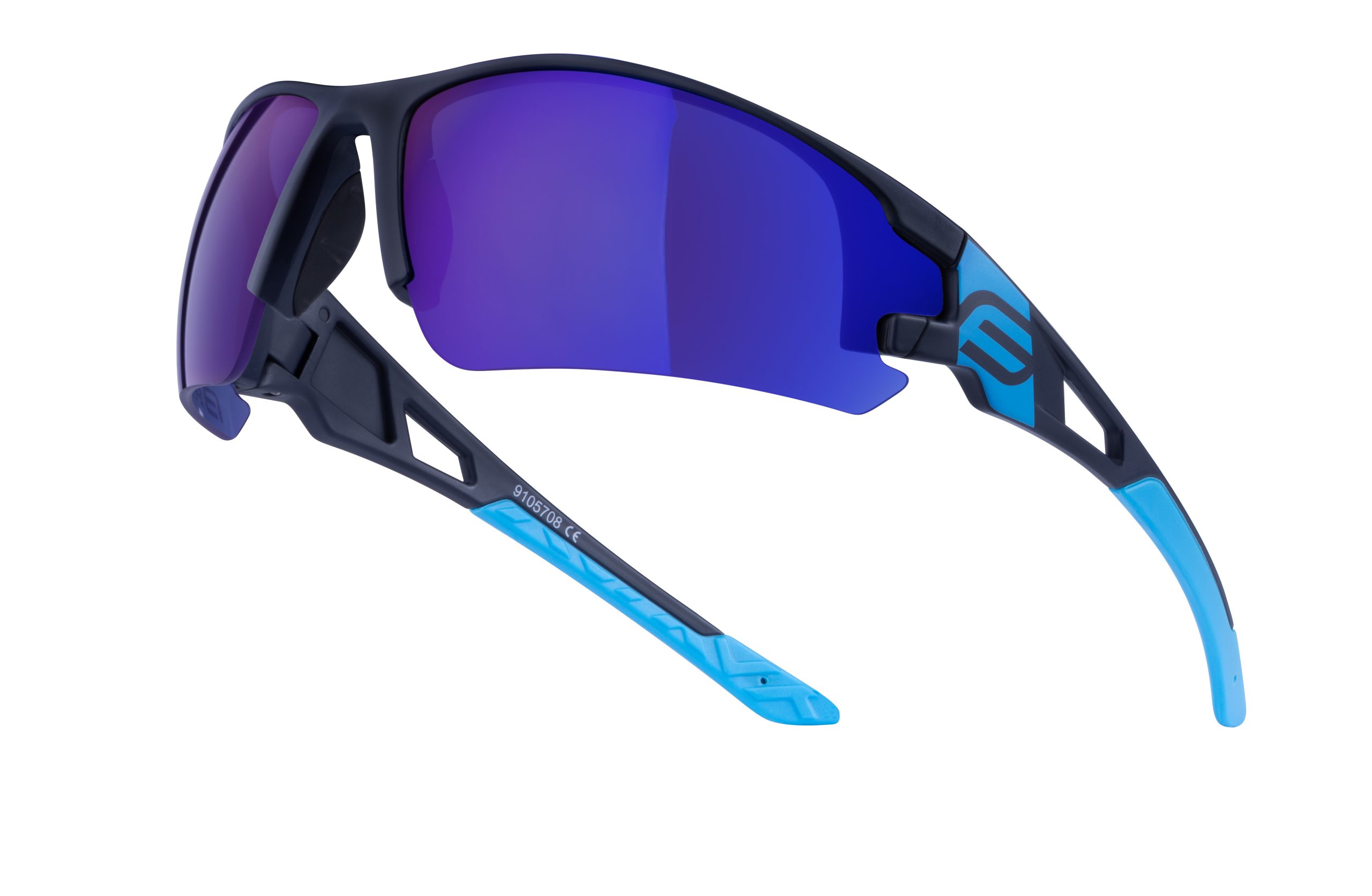 sunglasses FORCE CALIBRE blue., mirr. blue lens