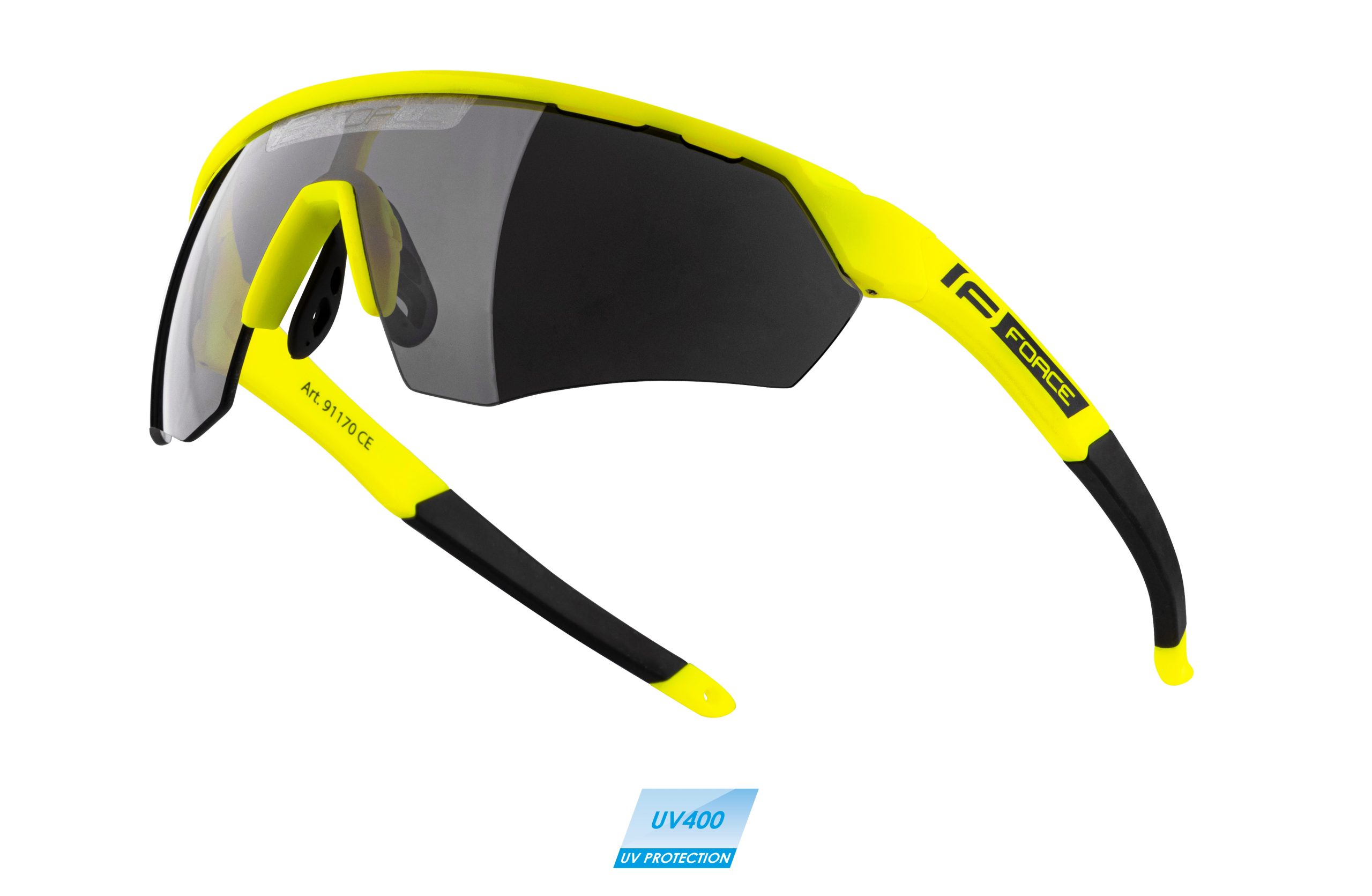 sunglasses FORCE ENIGMA fluo matt.,black lens