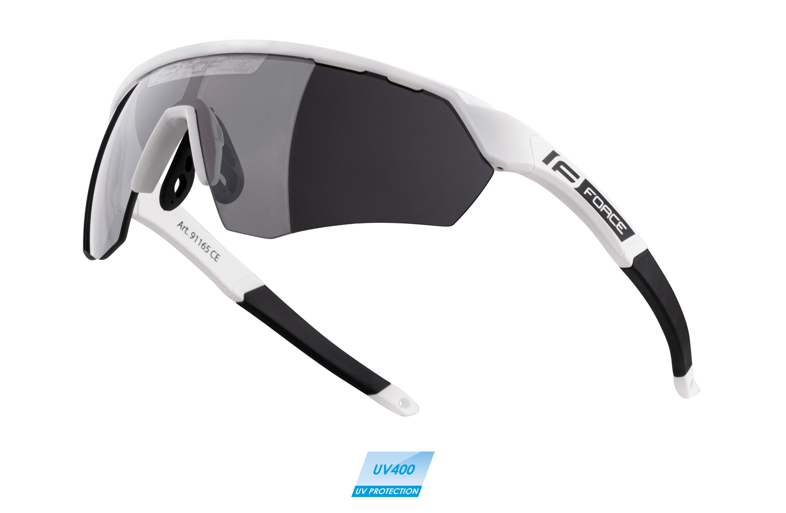 sunglasses FORCE ENIGMA white matt.,black lens