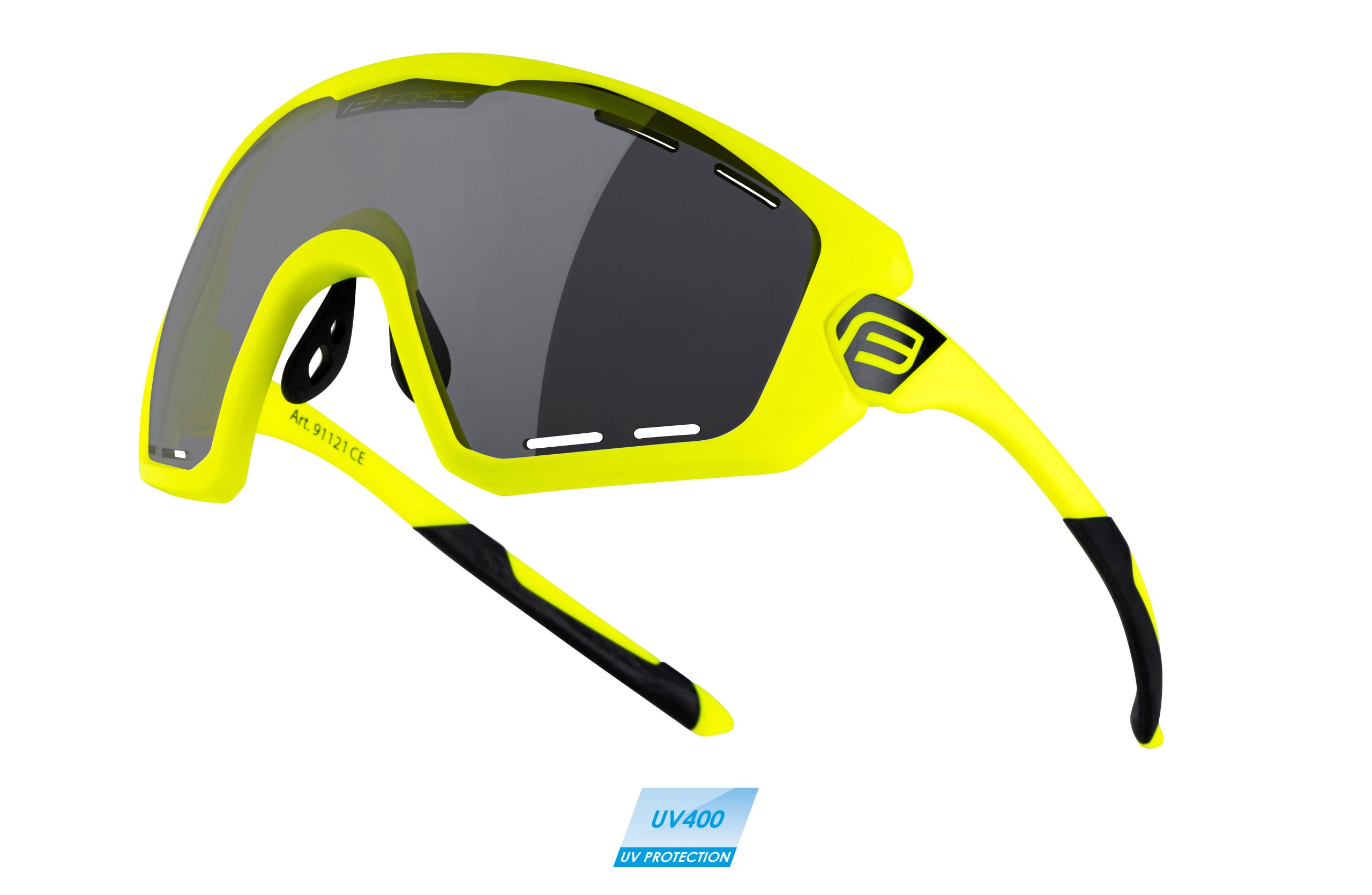 sunglasses FORCE OMBRO PLUS fluo matt, black lens