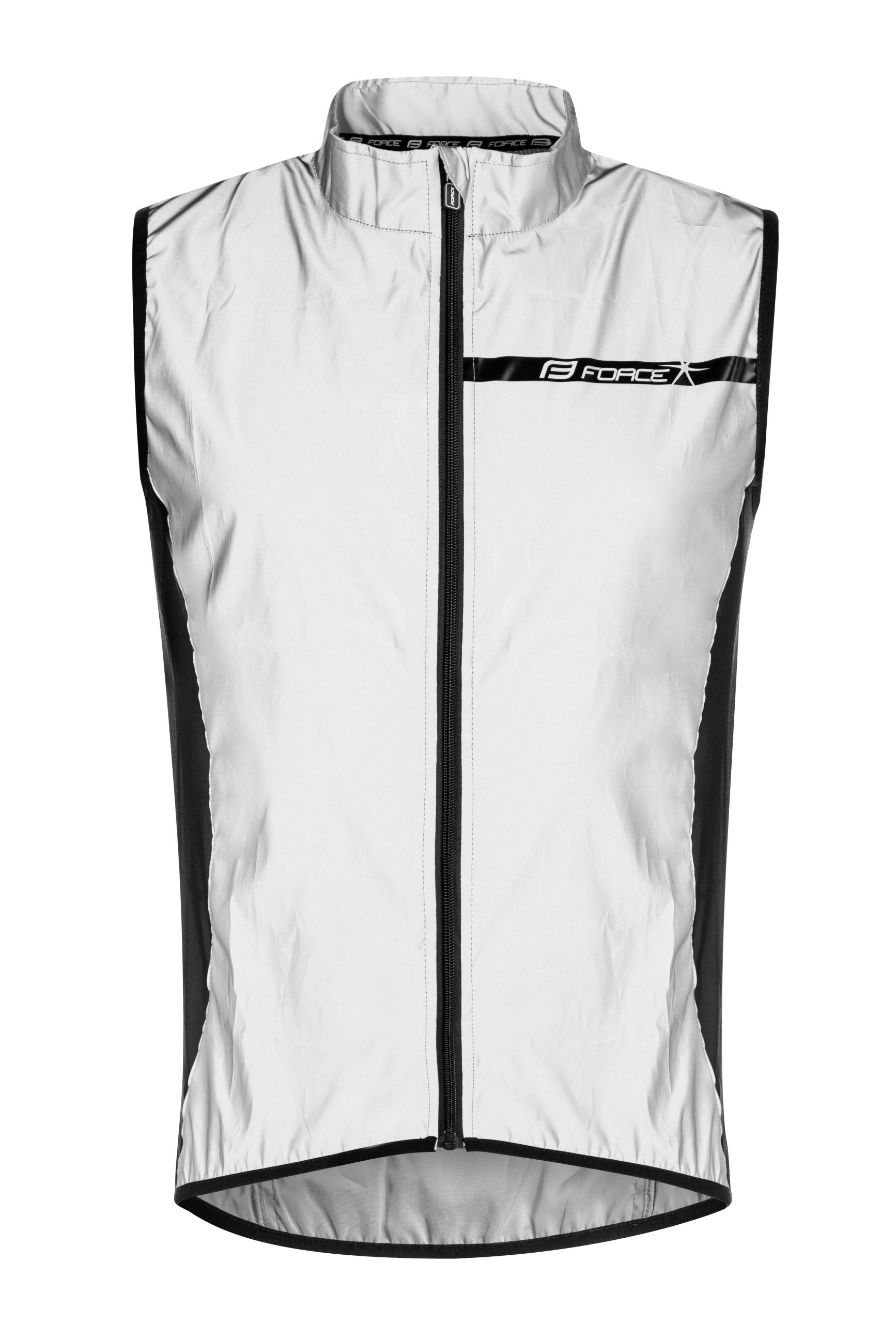 vest FORCE FLASH windproof, reflective 3XL