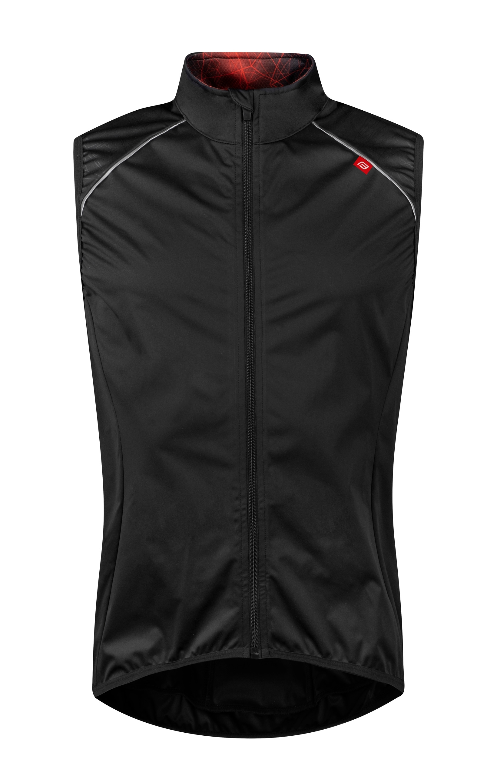 vest FORCE LASER windproof, black 3XL